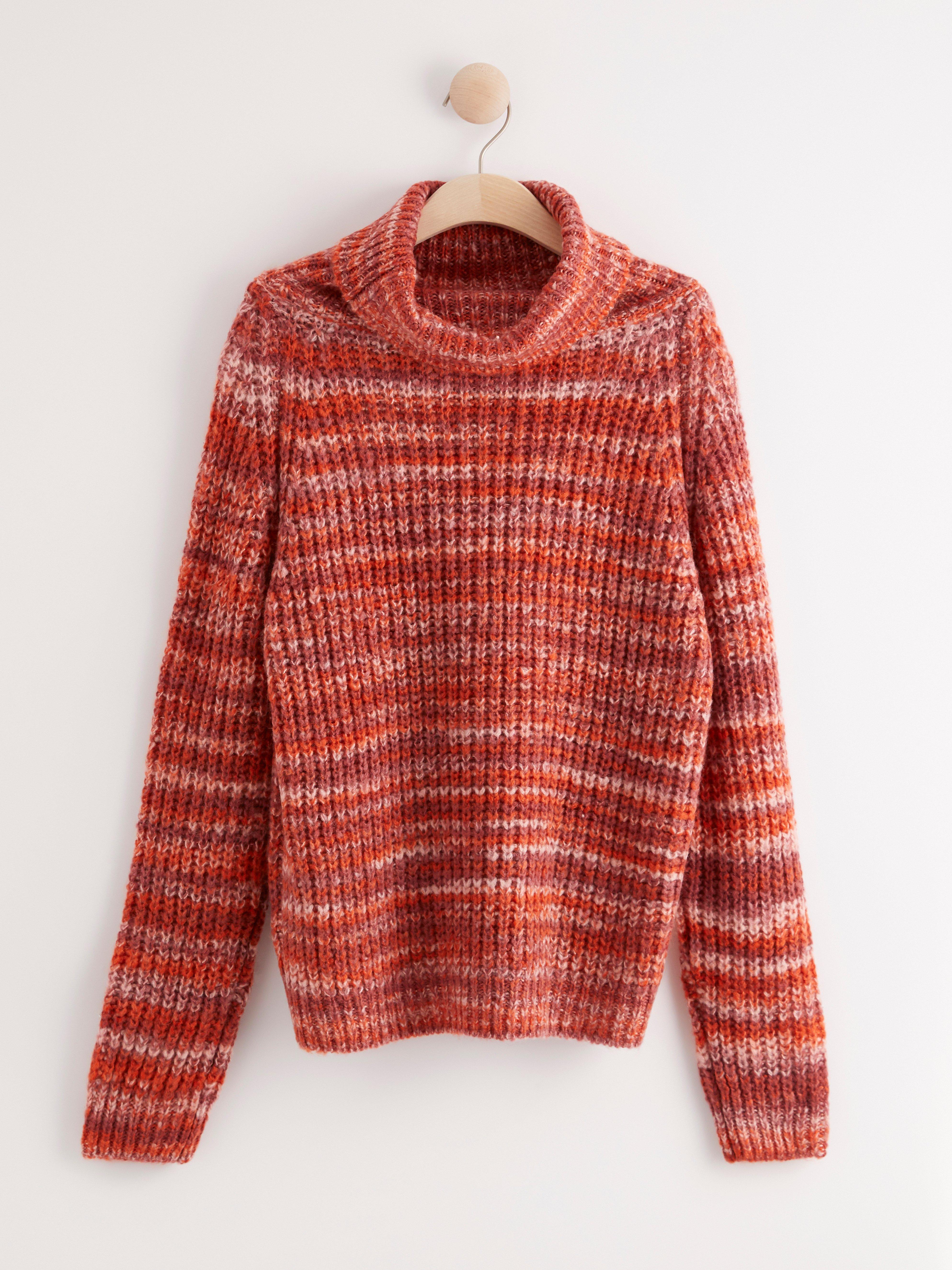 Roller Neck Sweater - Womens Wear - Red