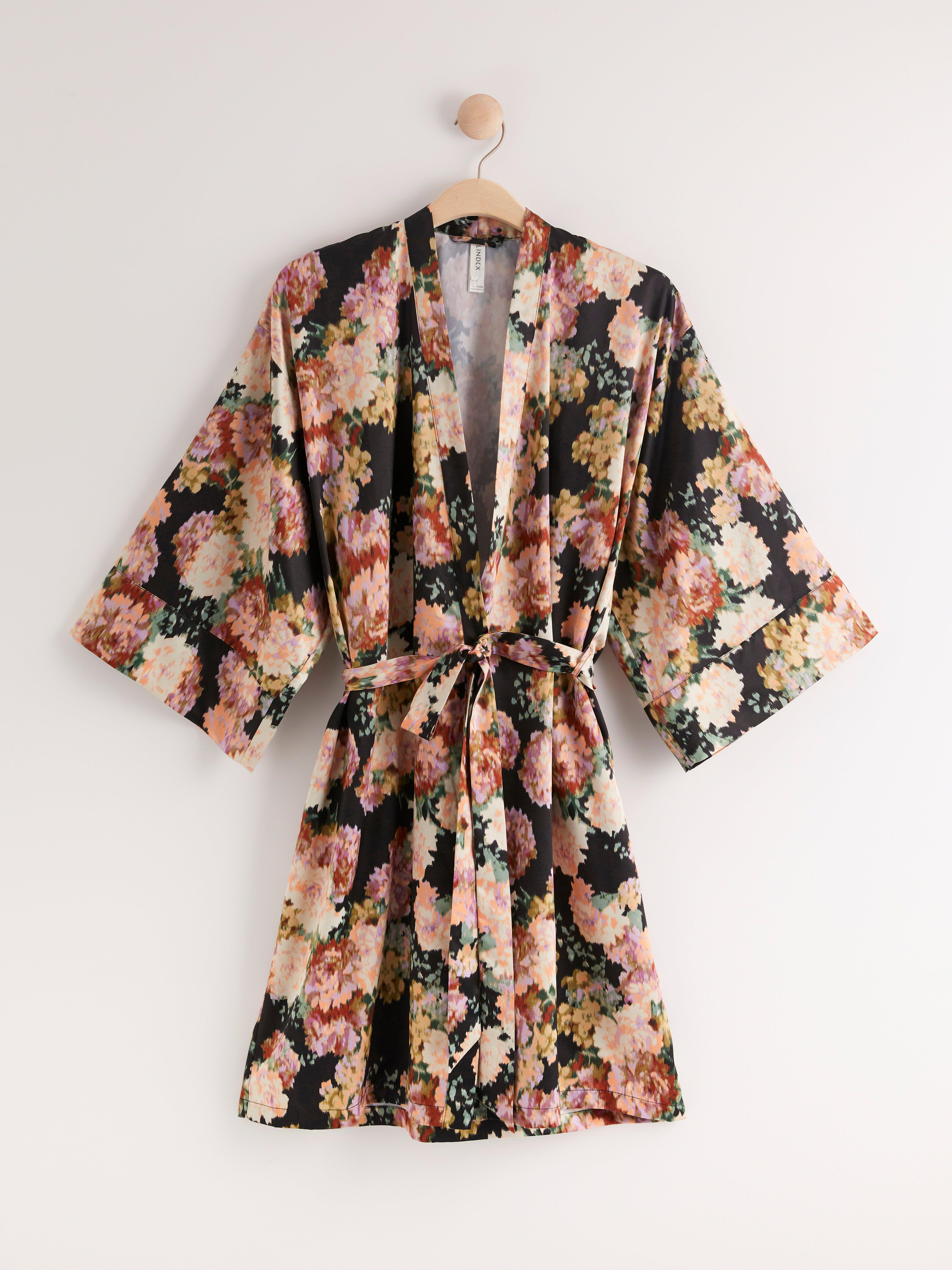 Kimono - Underkläder - Svart