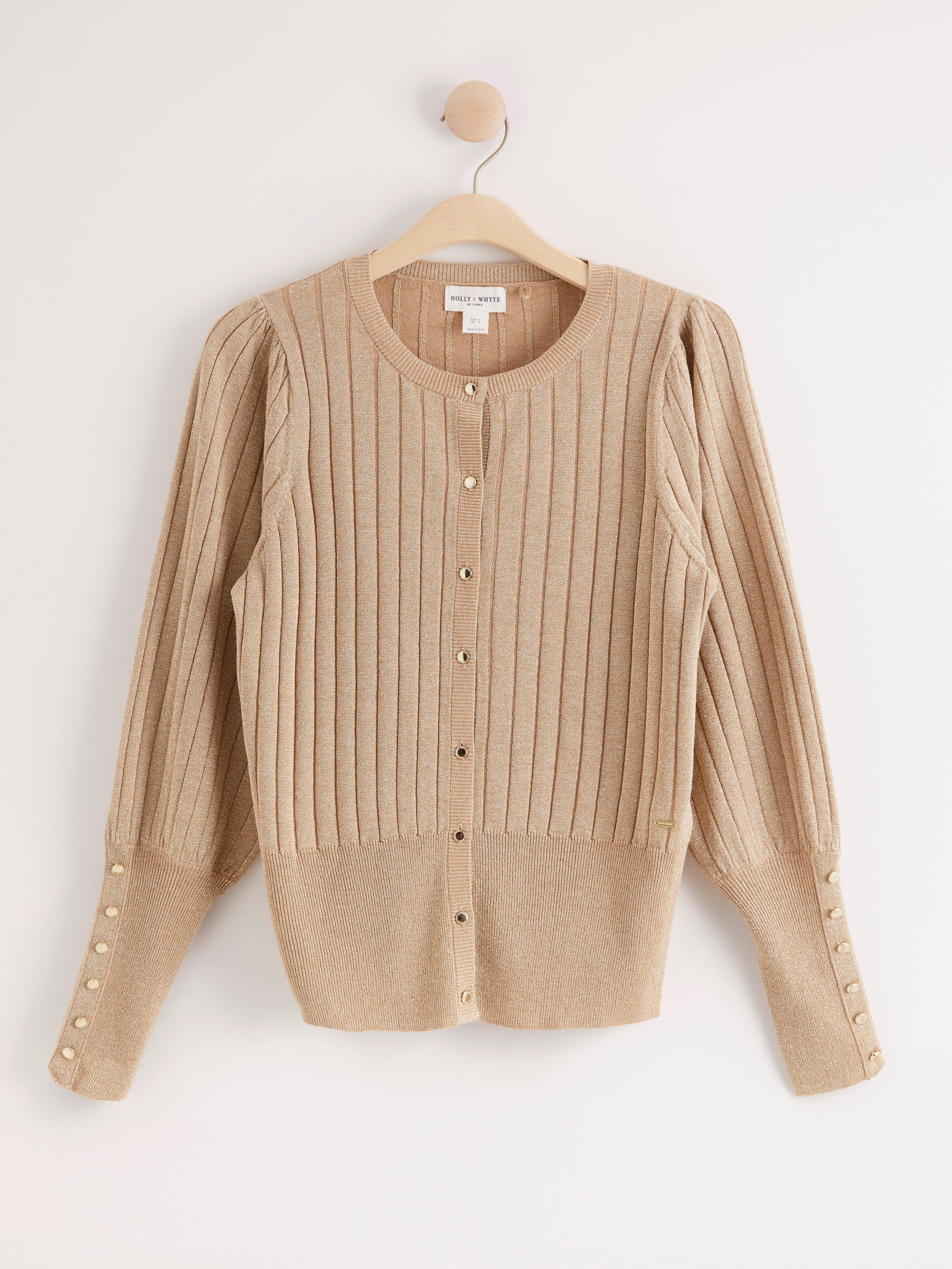 ribbed cardigan