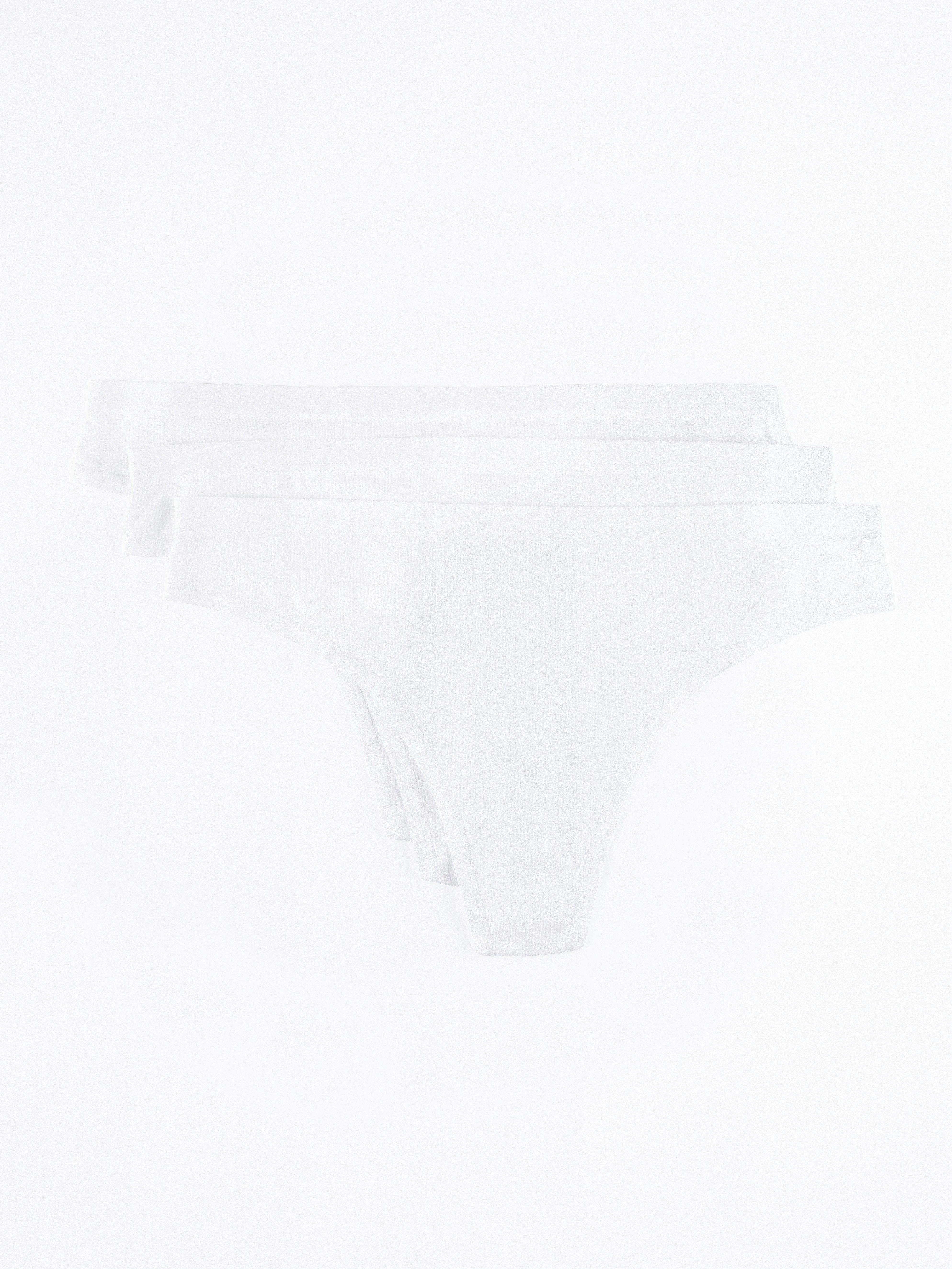 Thong Regular - Lingerie - White
