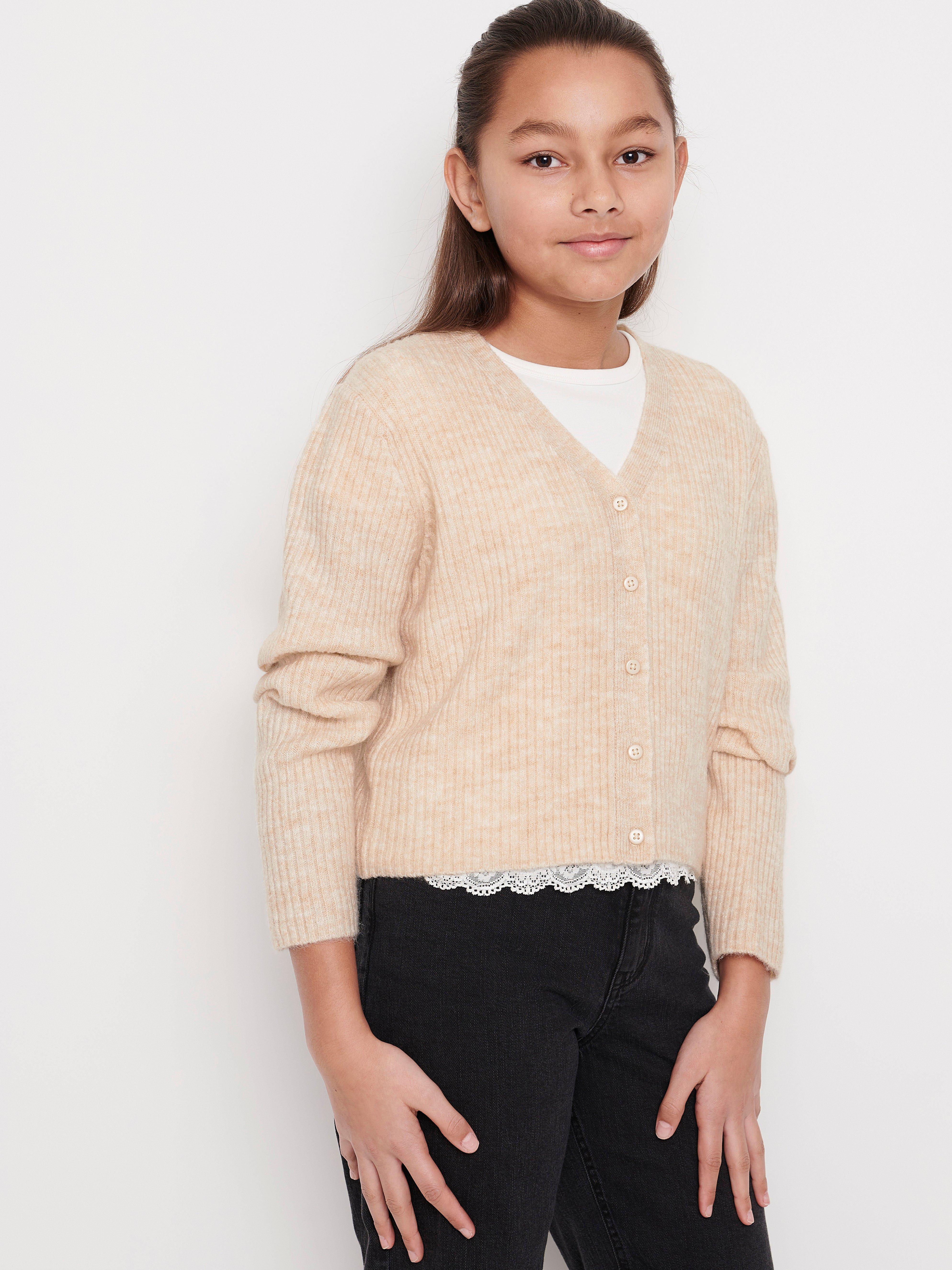 rib knit cardigan