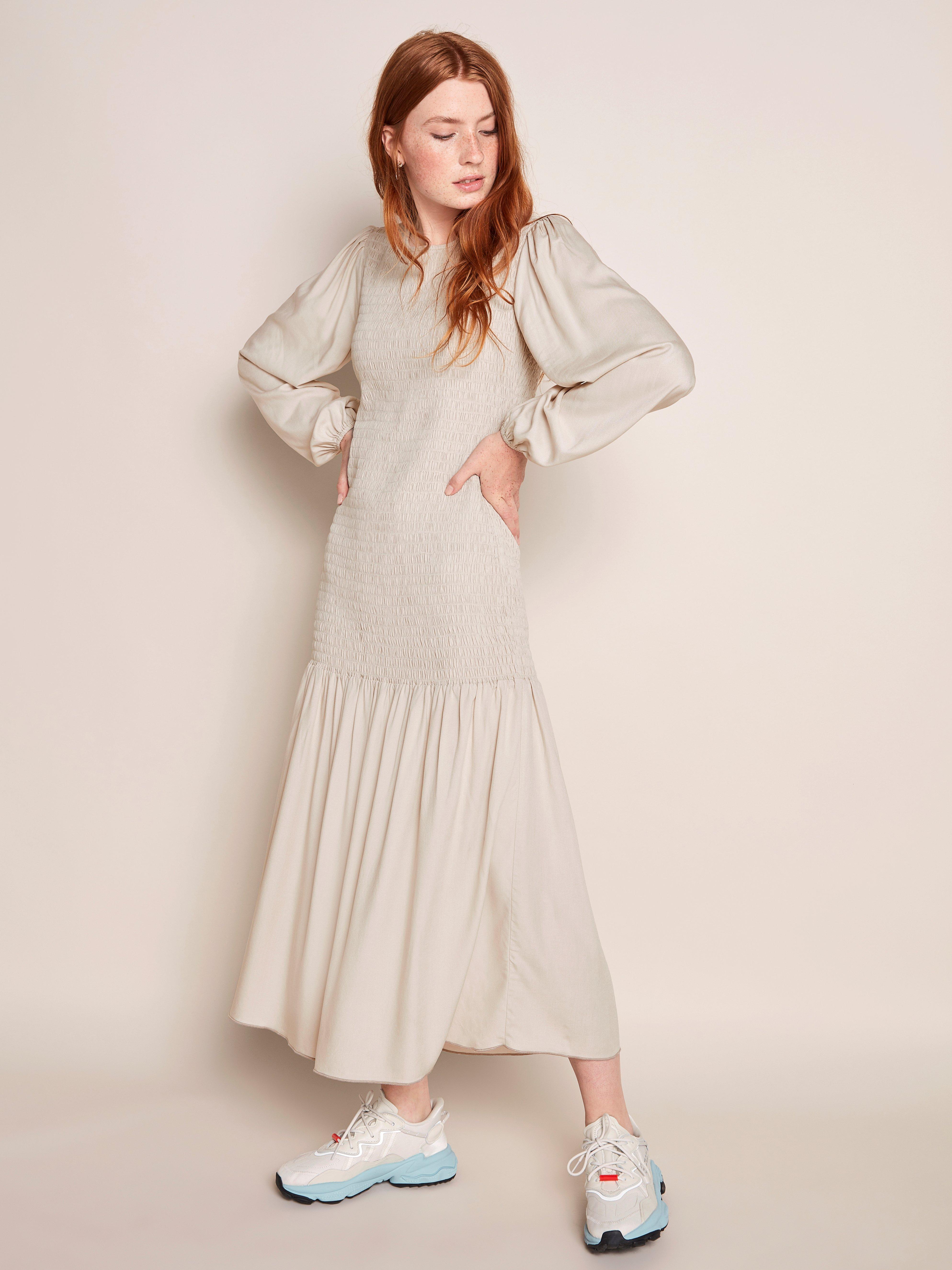grey smock