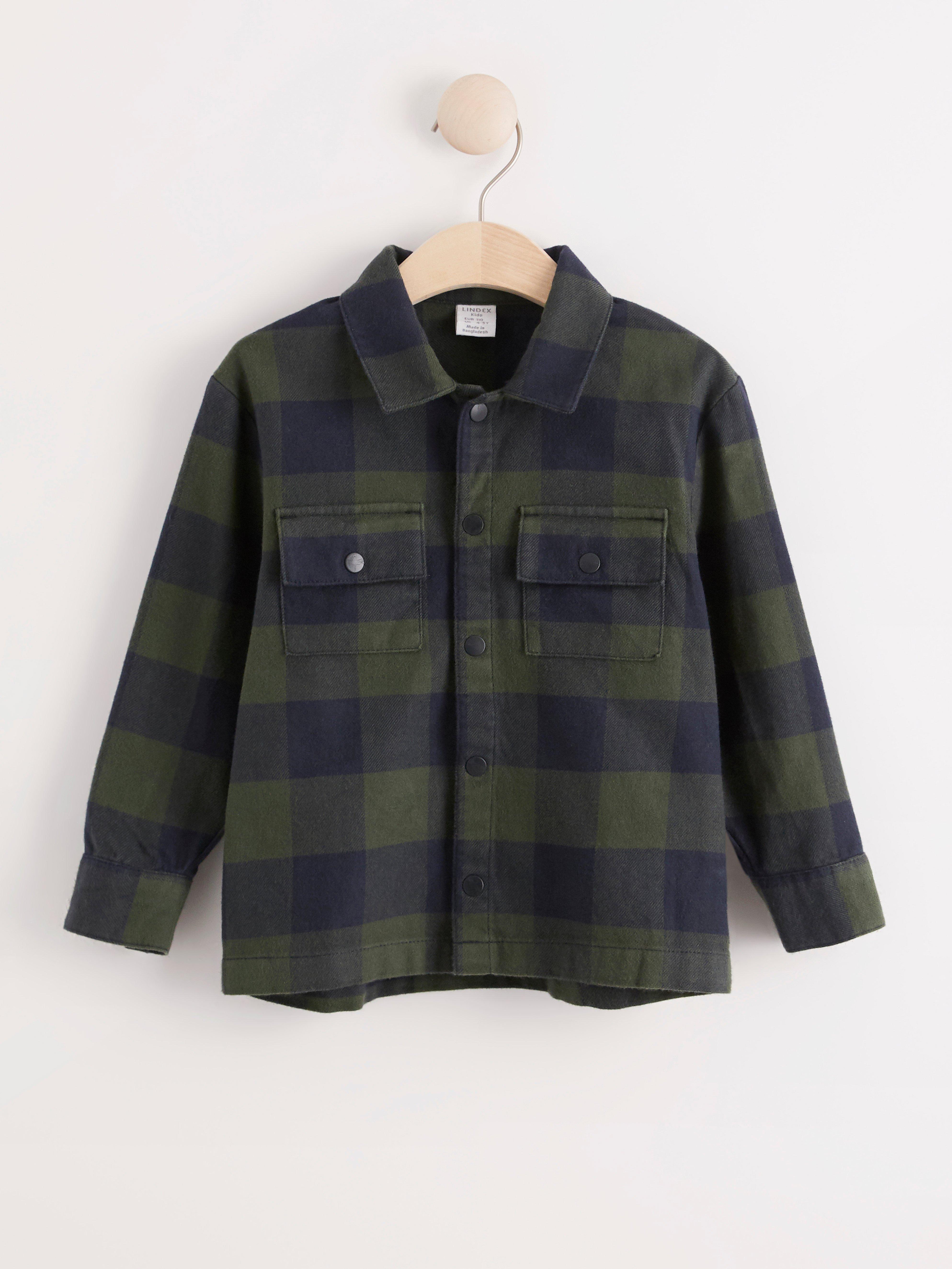 Košeľa - Deti - Zelená