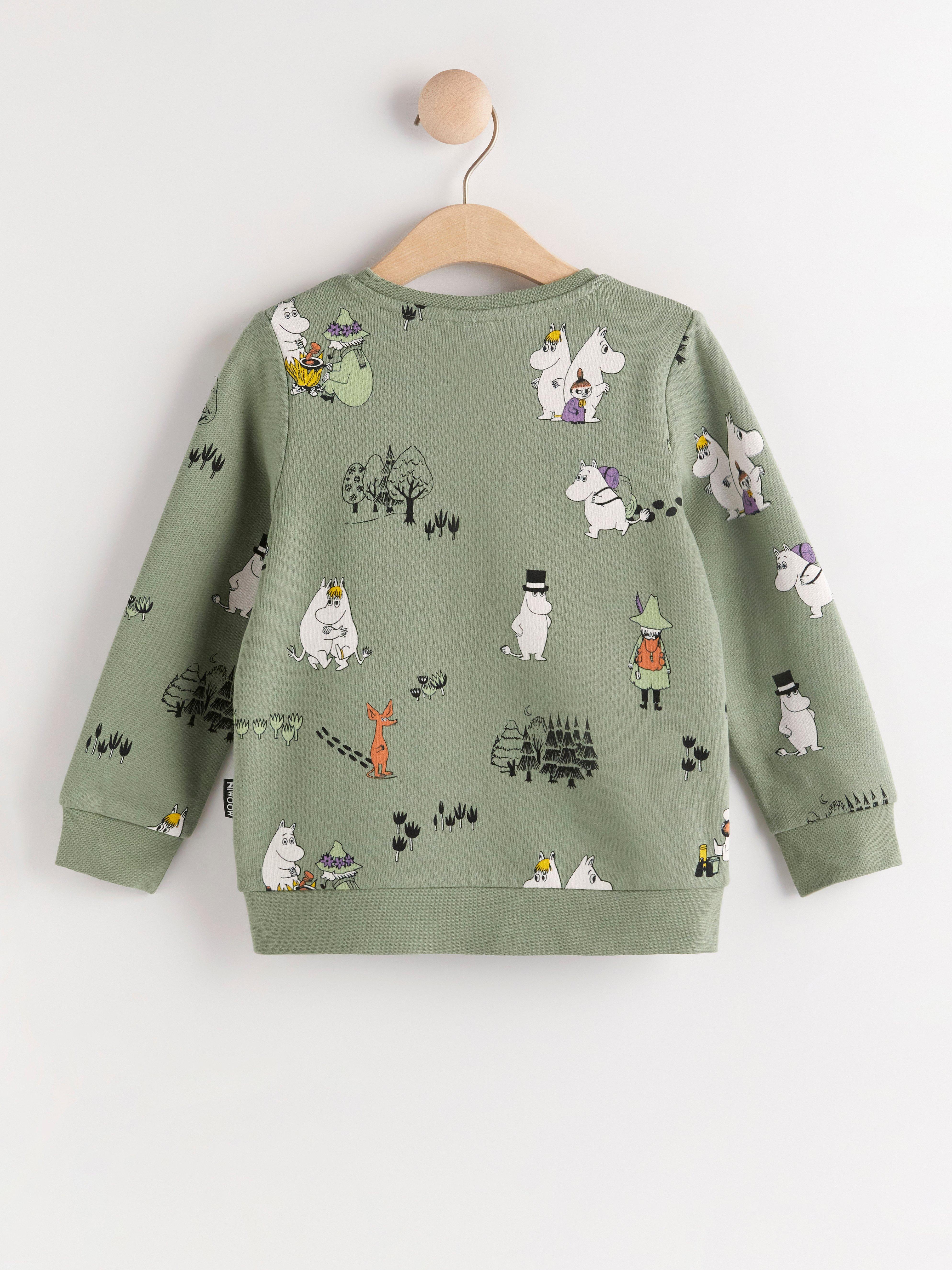 Sweatshirt - Barn - Grön
