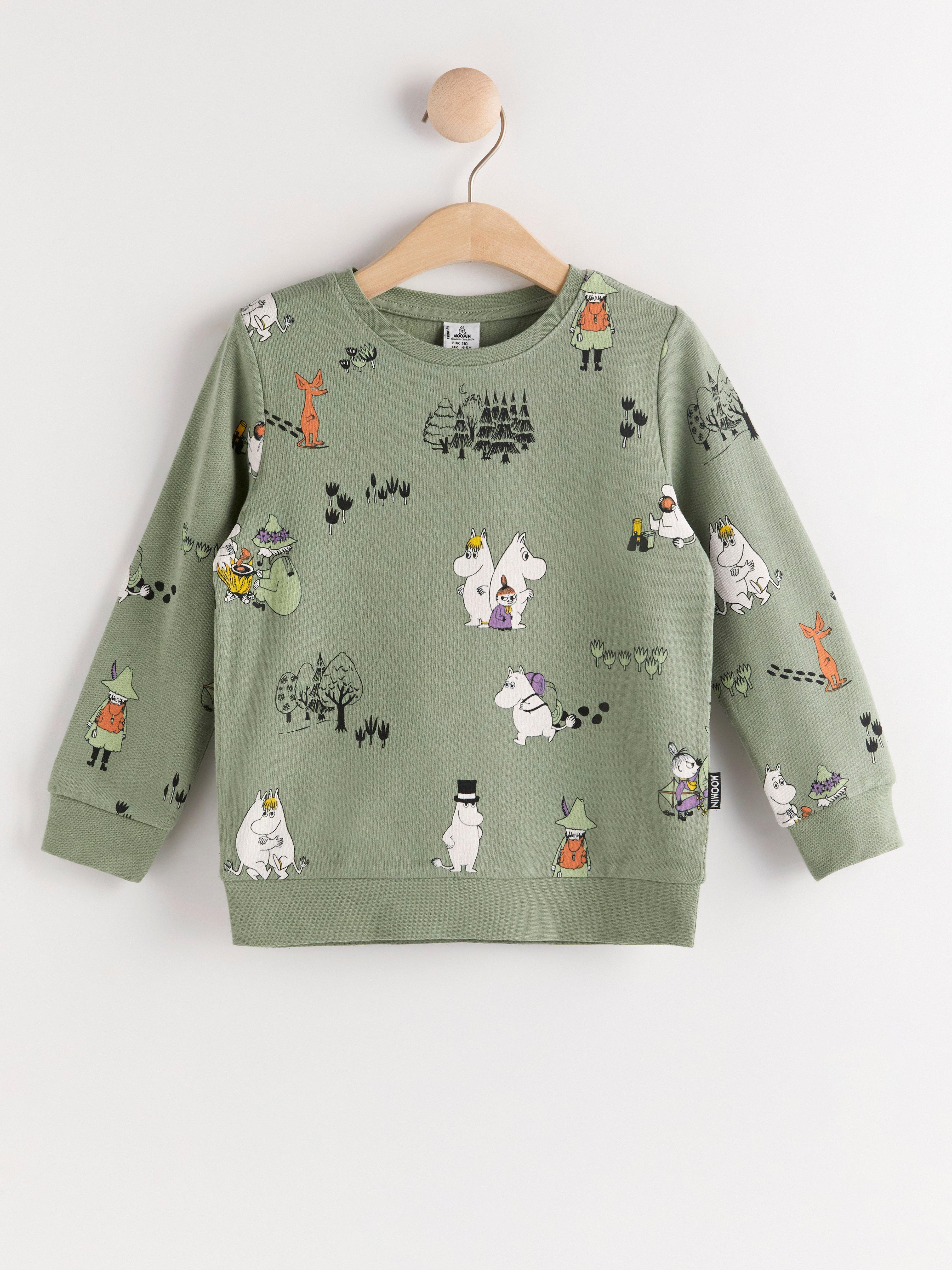 Sweatshirt - Barn - Grön