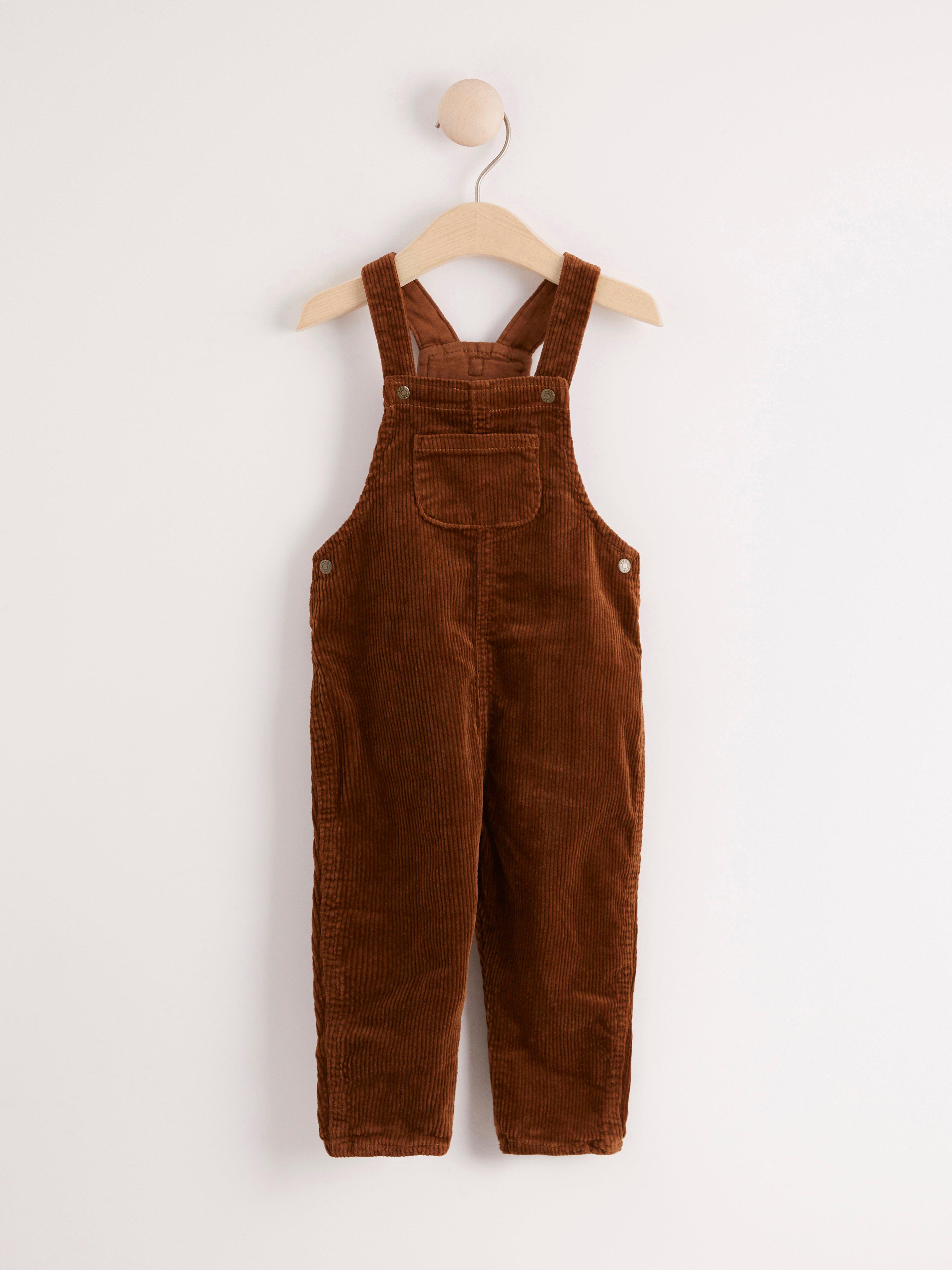 Bib Trousers - Kids Wear - Brown