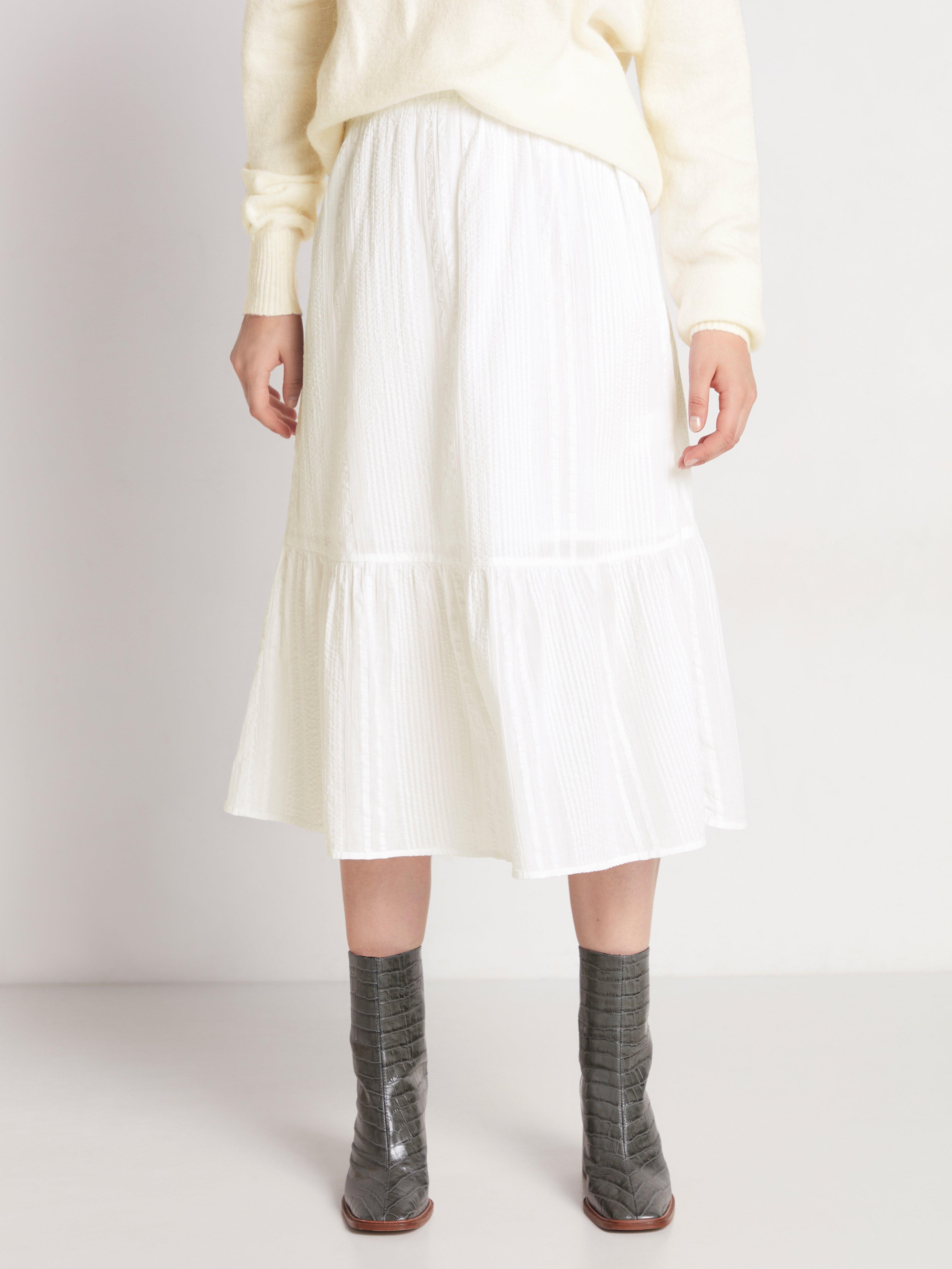 cotton skirt maxi