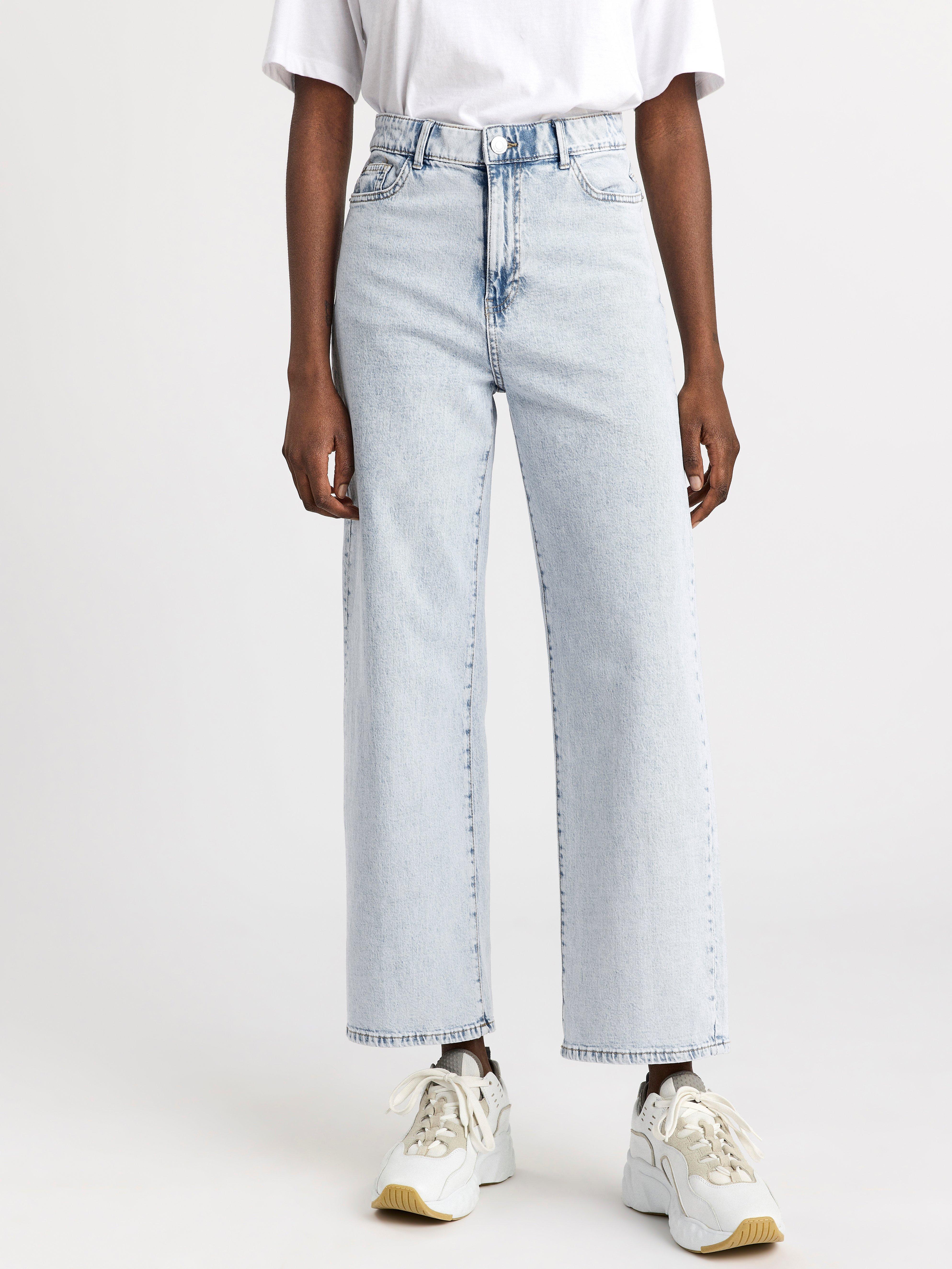 HANNA Vida high waist-jeans med croppat ben