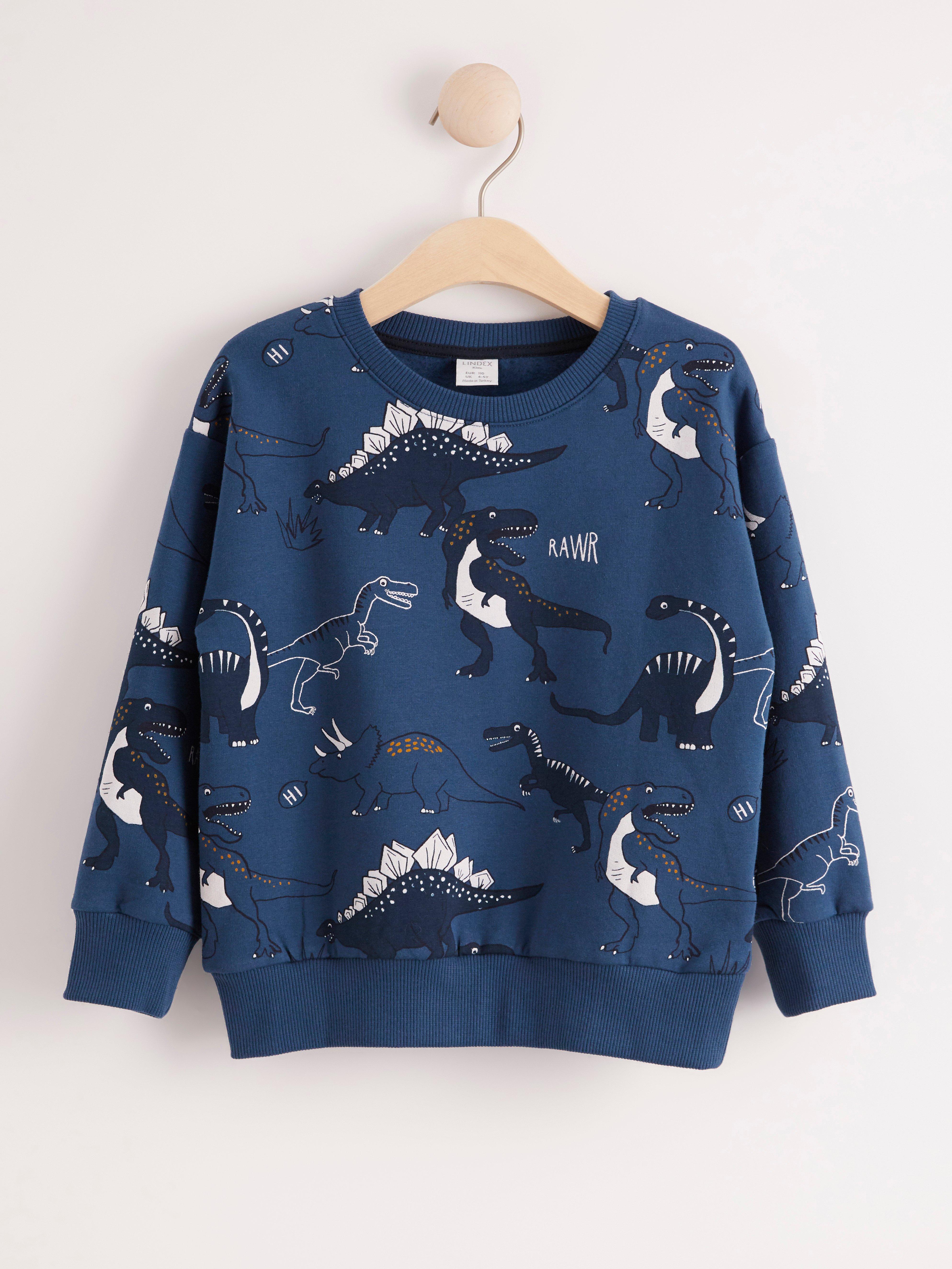 Sweatshirt - Barn - Blå