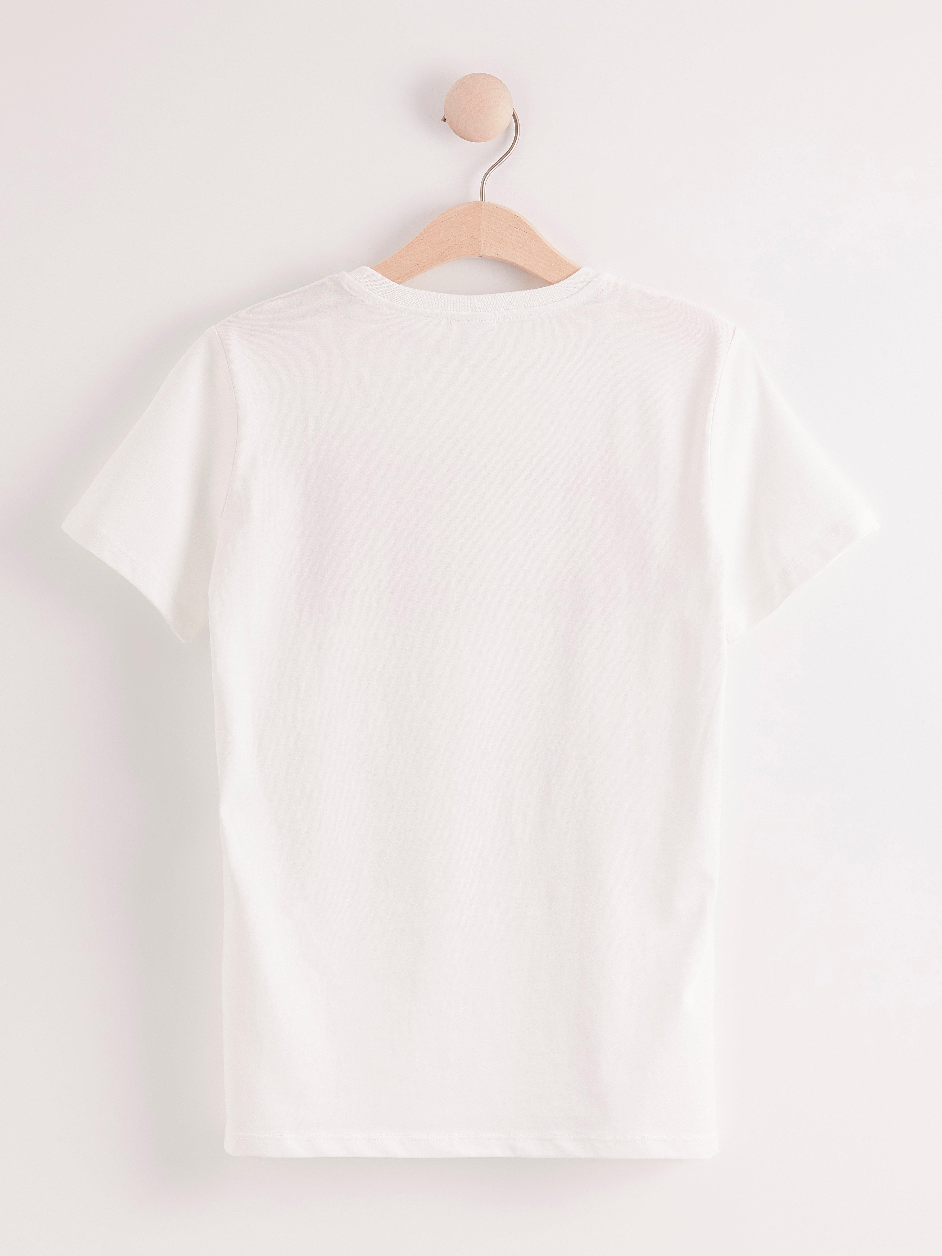 T-shirt - Barn - Hvit