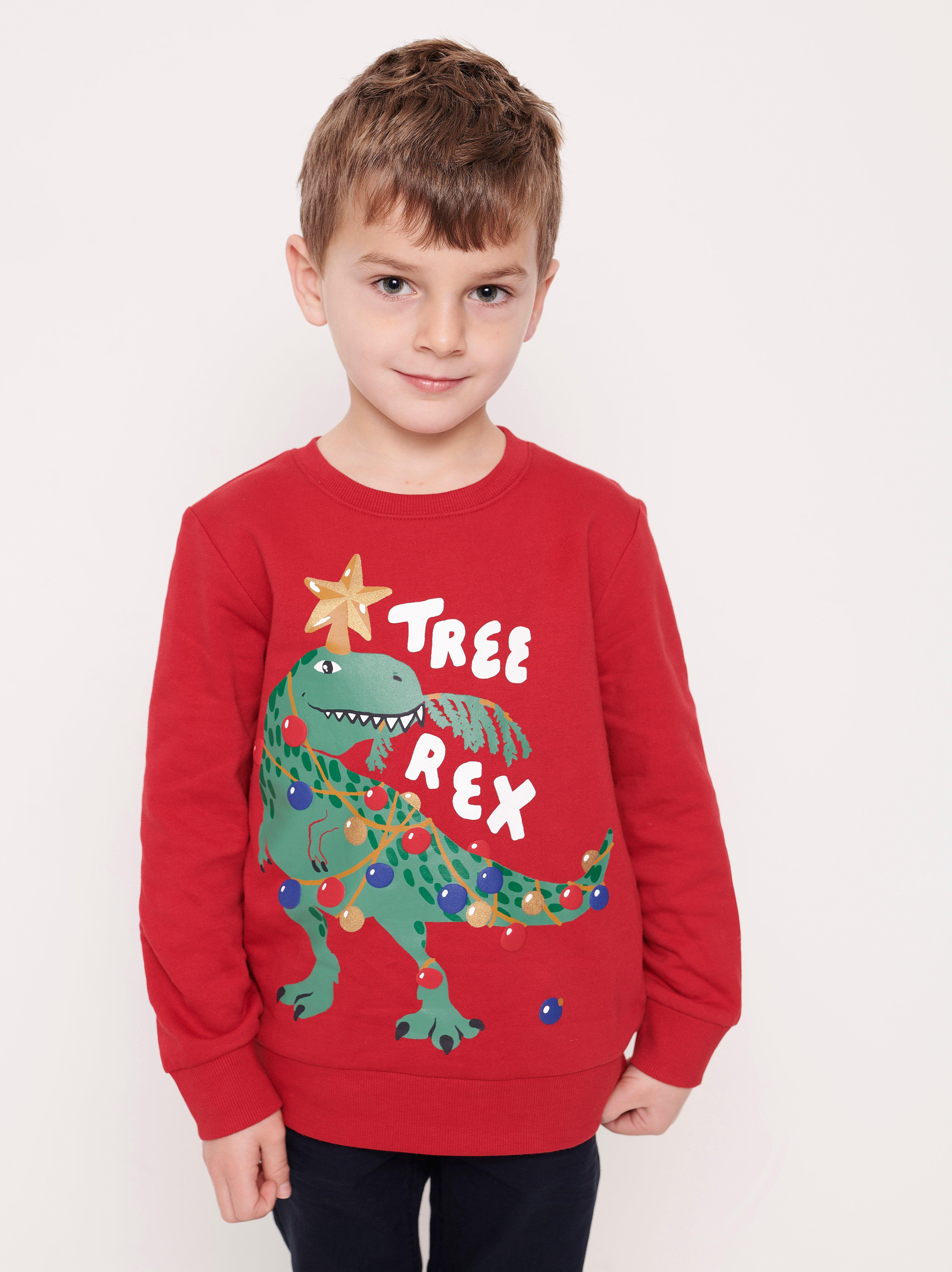 dinosaur christmas sweater vest