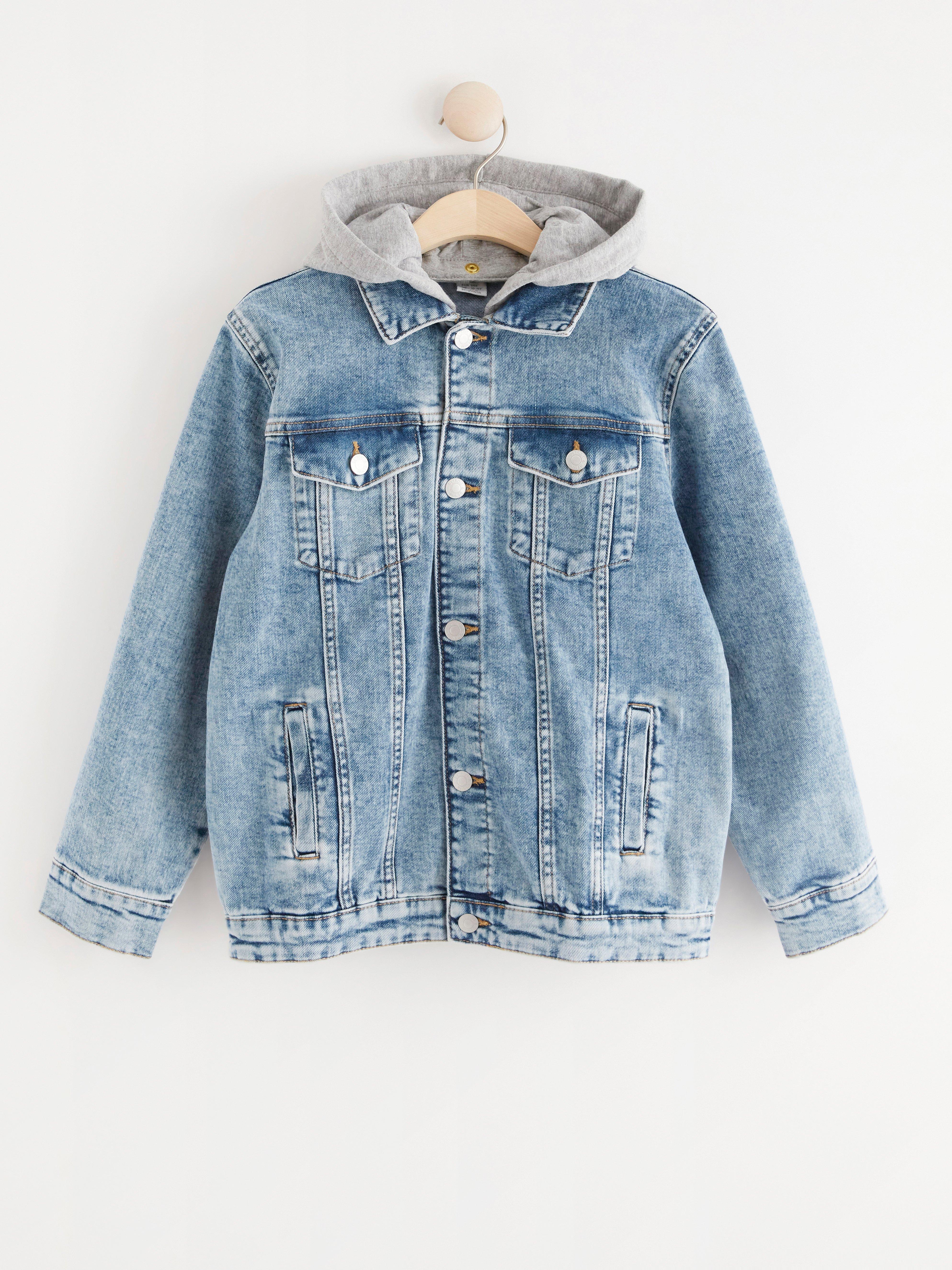 Denim jacket with removable lining best sale