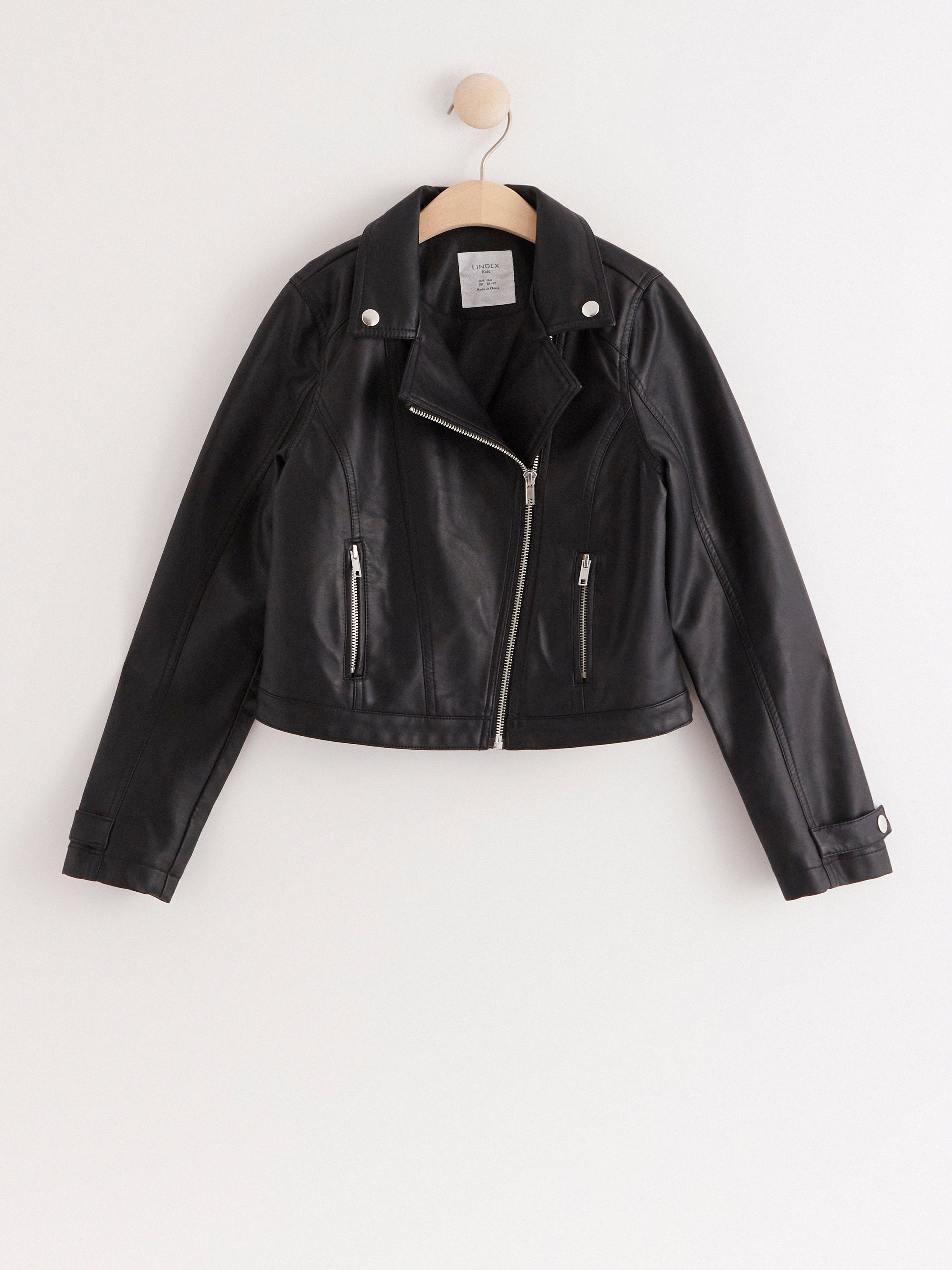 Biker Jacket - Kids Wear - Black