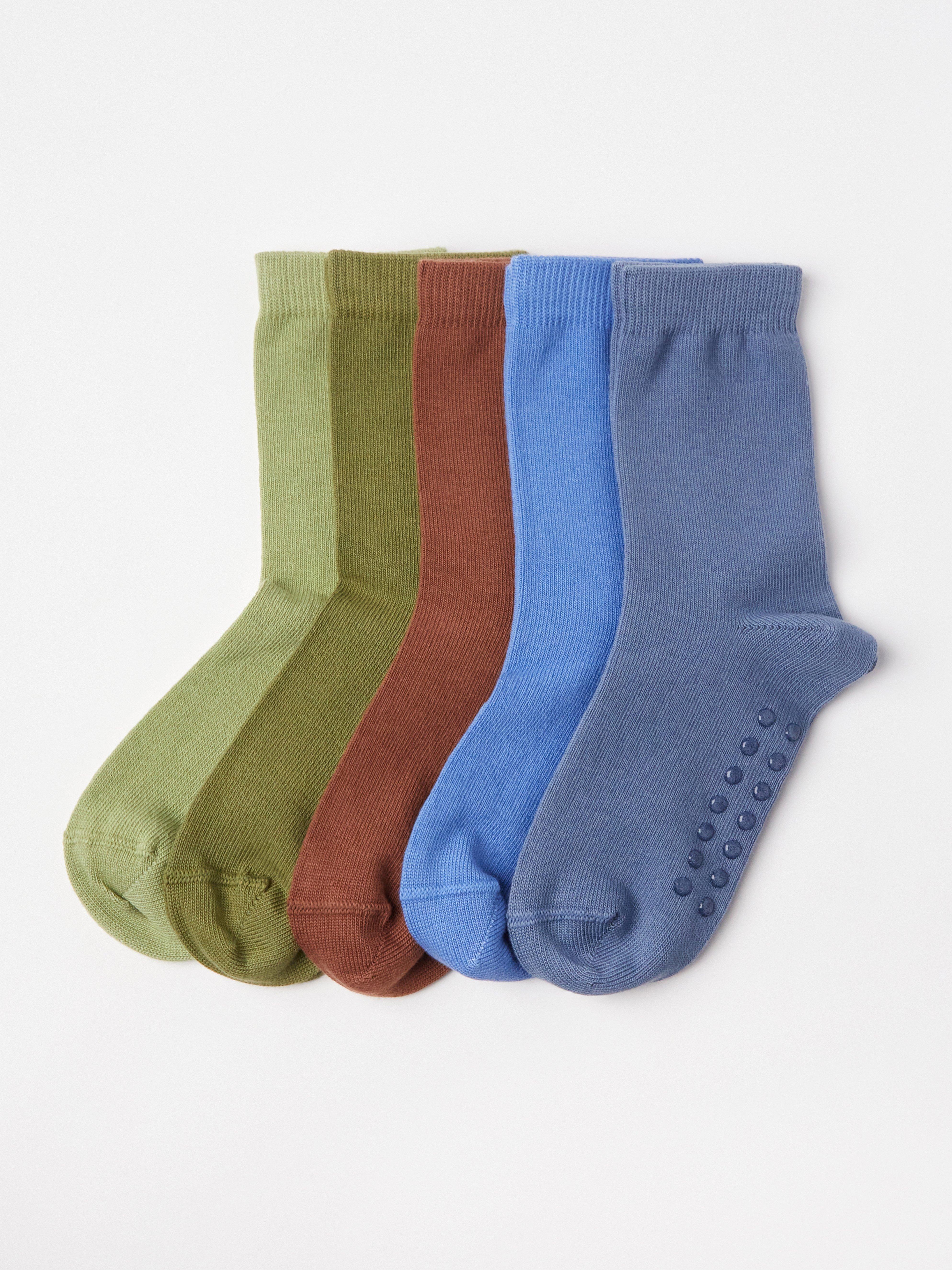 5-pack strumpor med antislip