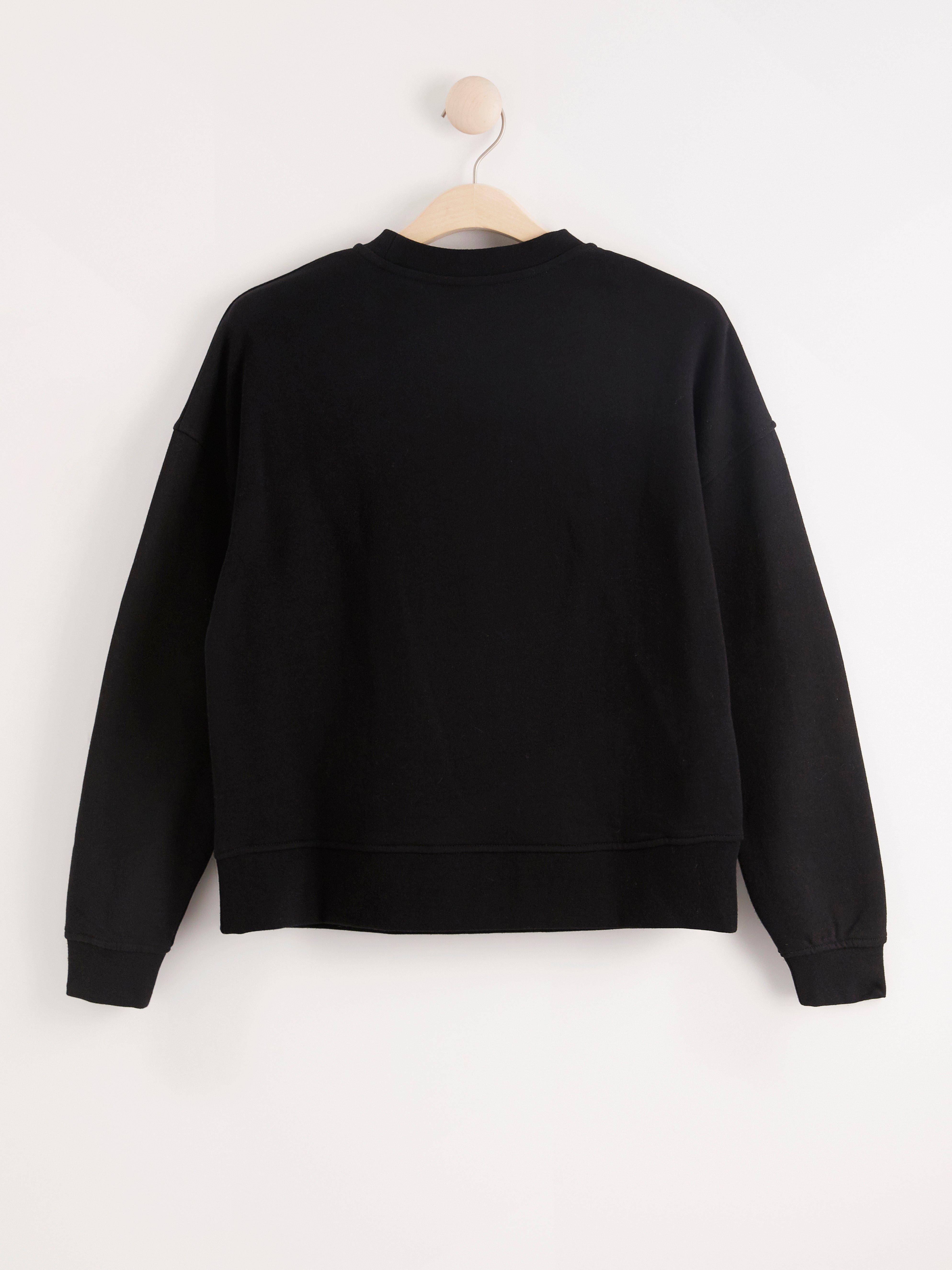 Sweatshirt - Dam - Svart