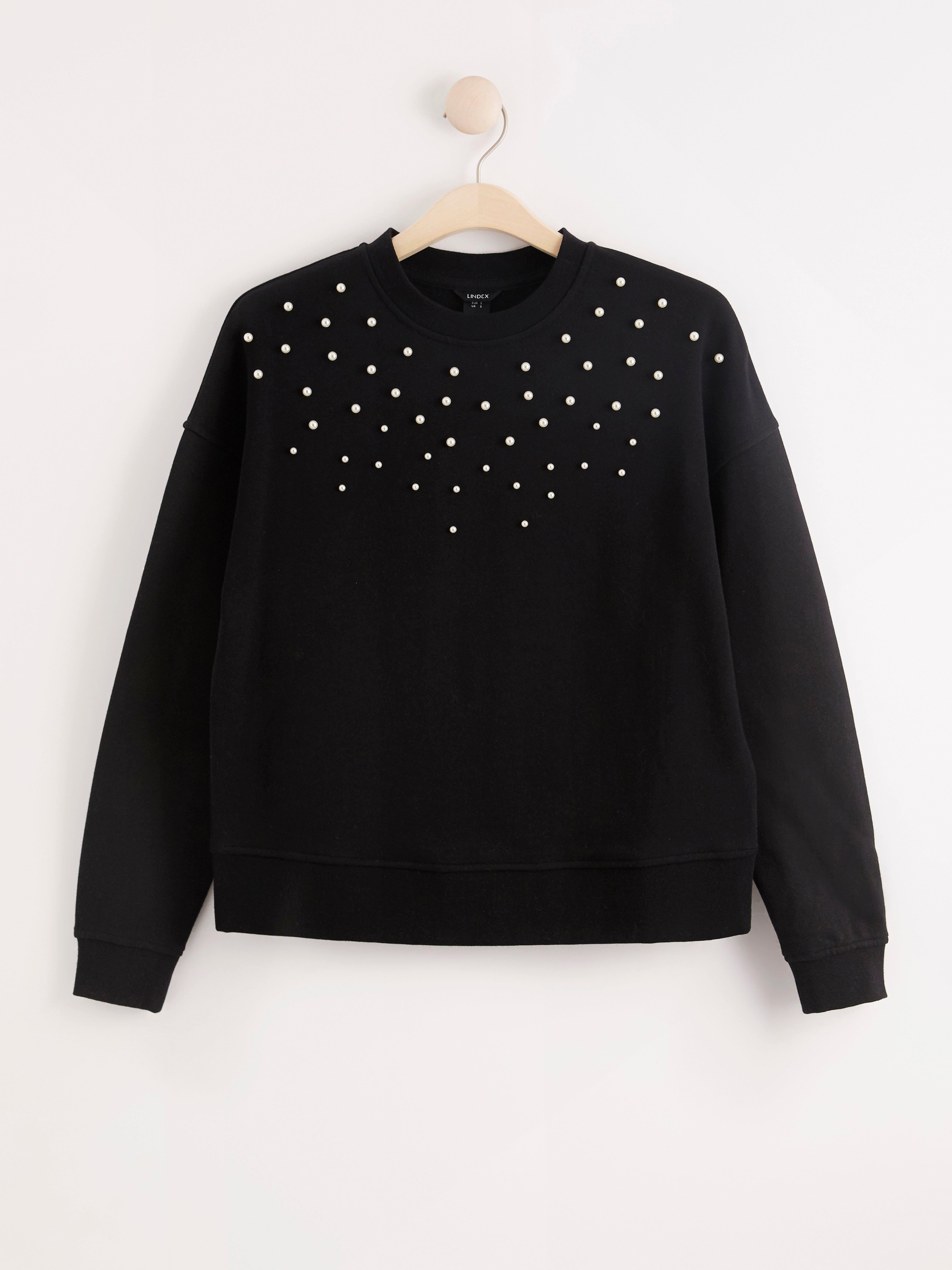 Sweatshirt - Dam - Svart