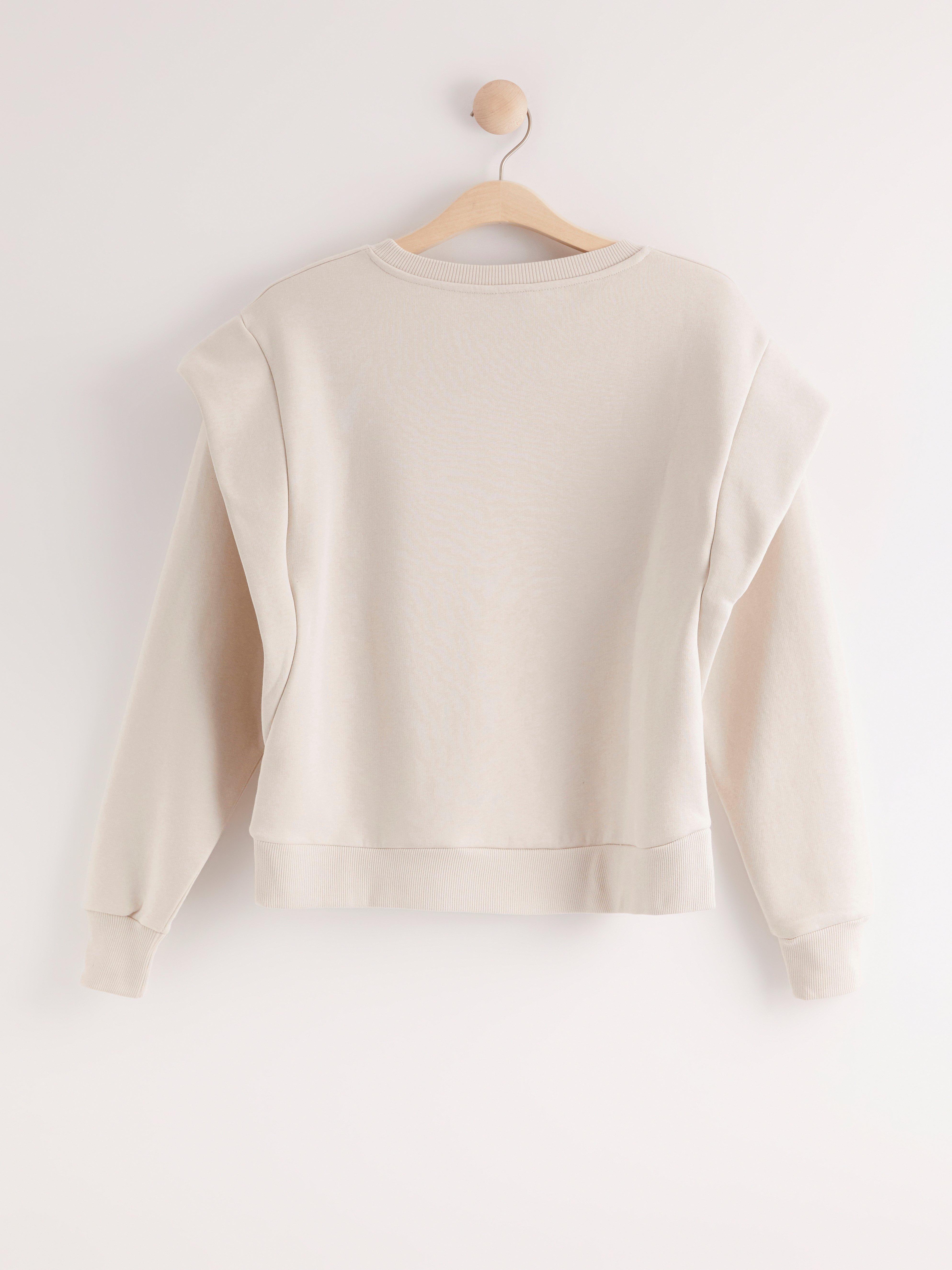 Collegepusero - Naiset - Beige