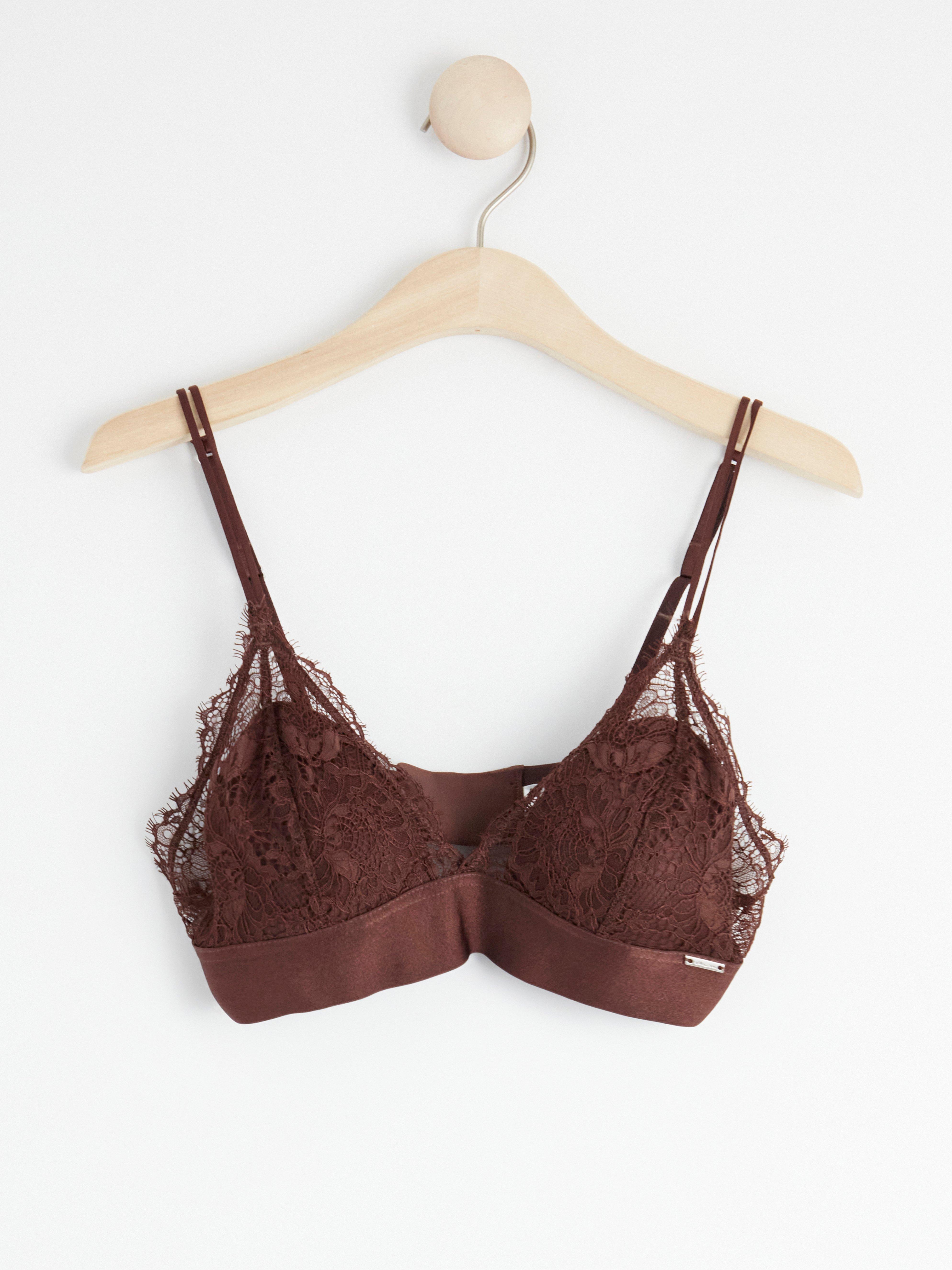 Bralette - Underkläder - Brun