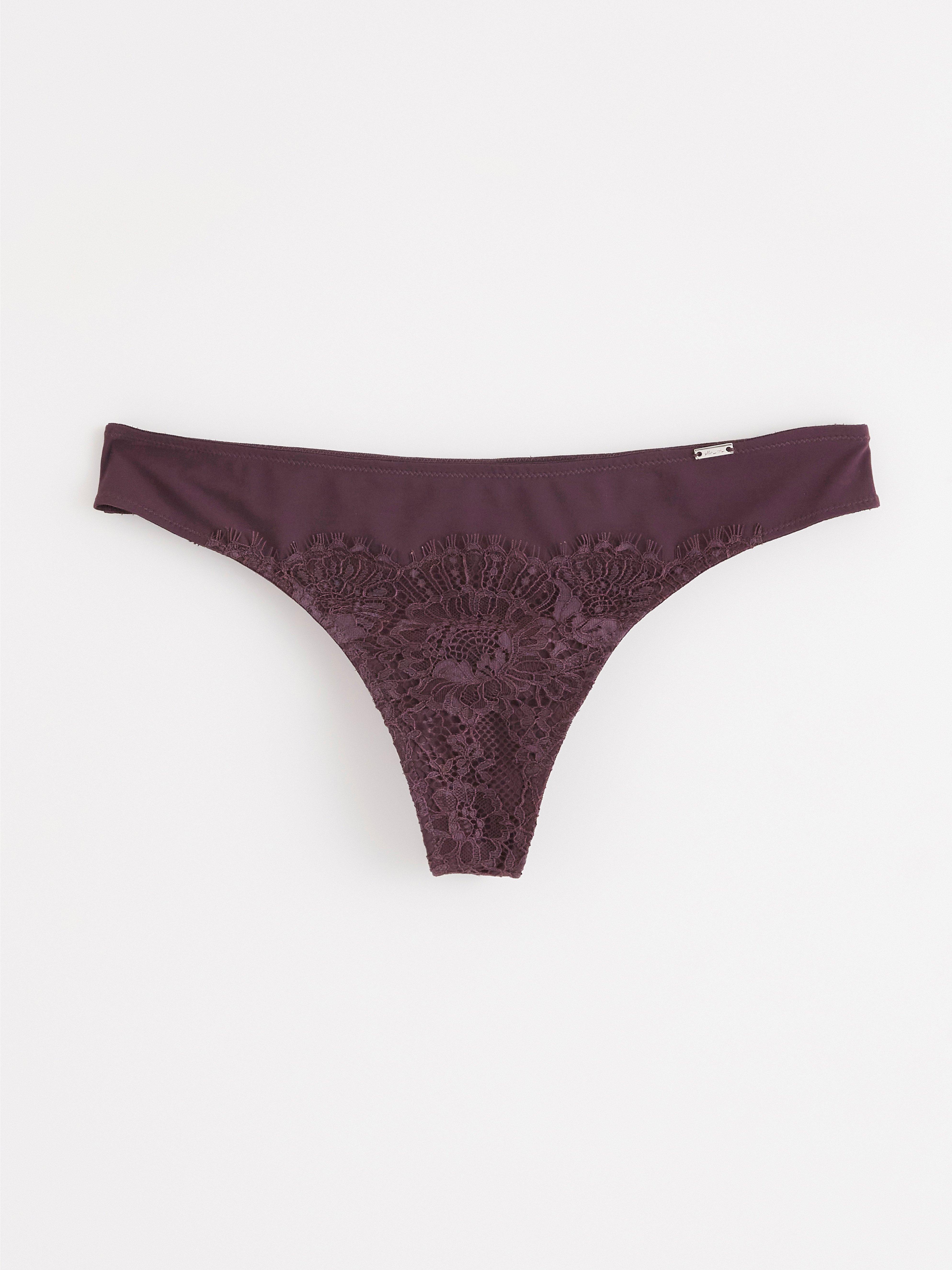 Thong Low - Lingerie - Lilac
