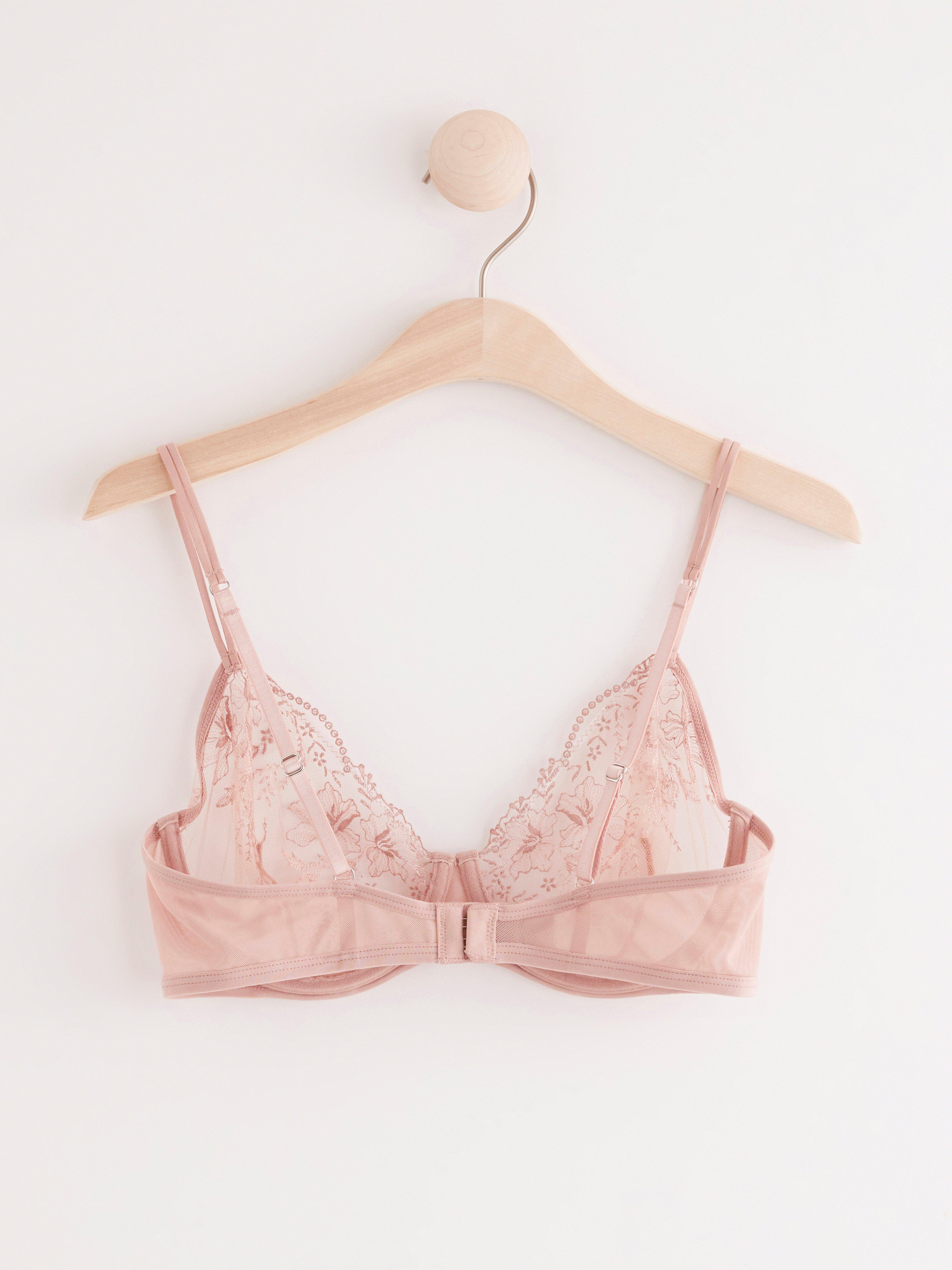 Unpadded Bra - Lingerie - Pink
