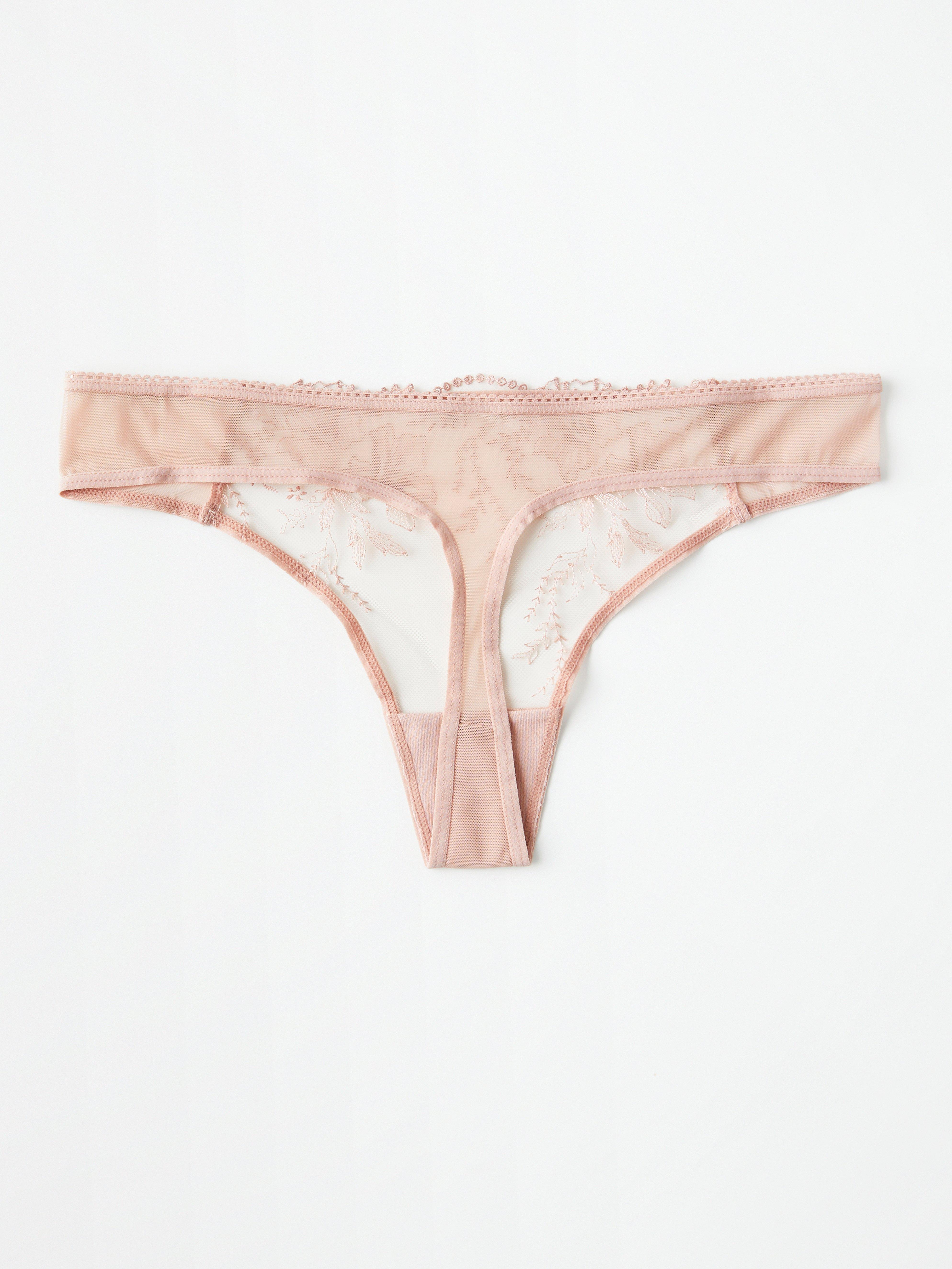 Thong Low - Lingerie - Pink