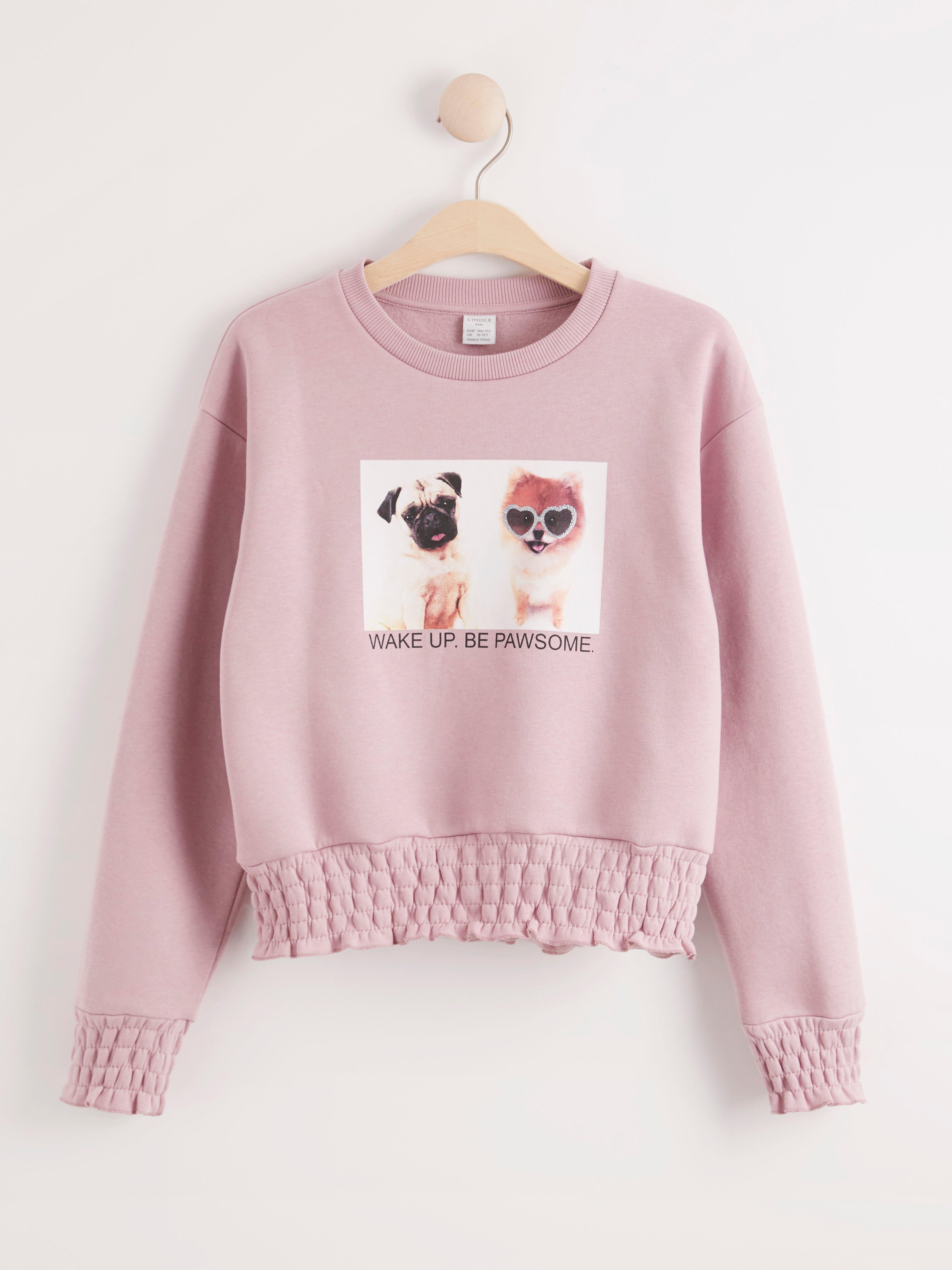 Sweatshirt - Barn - Lila