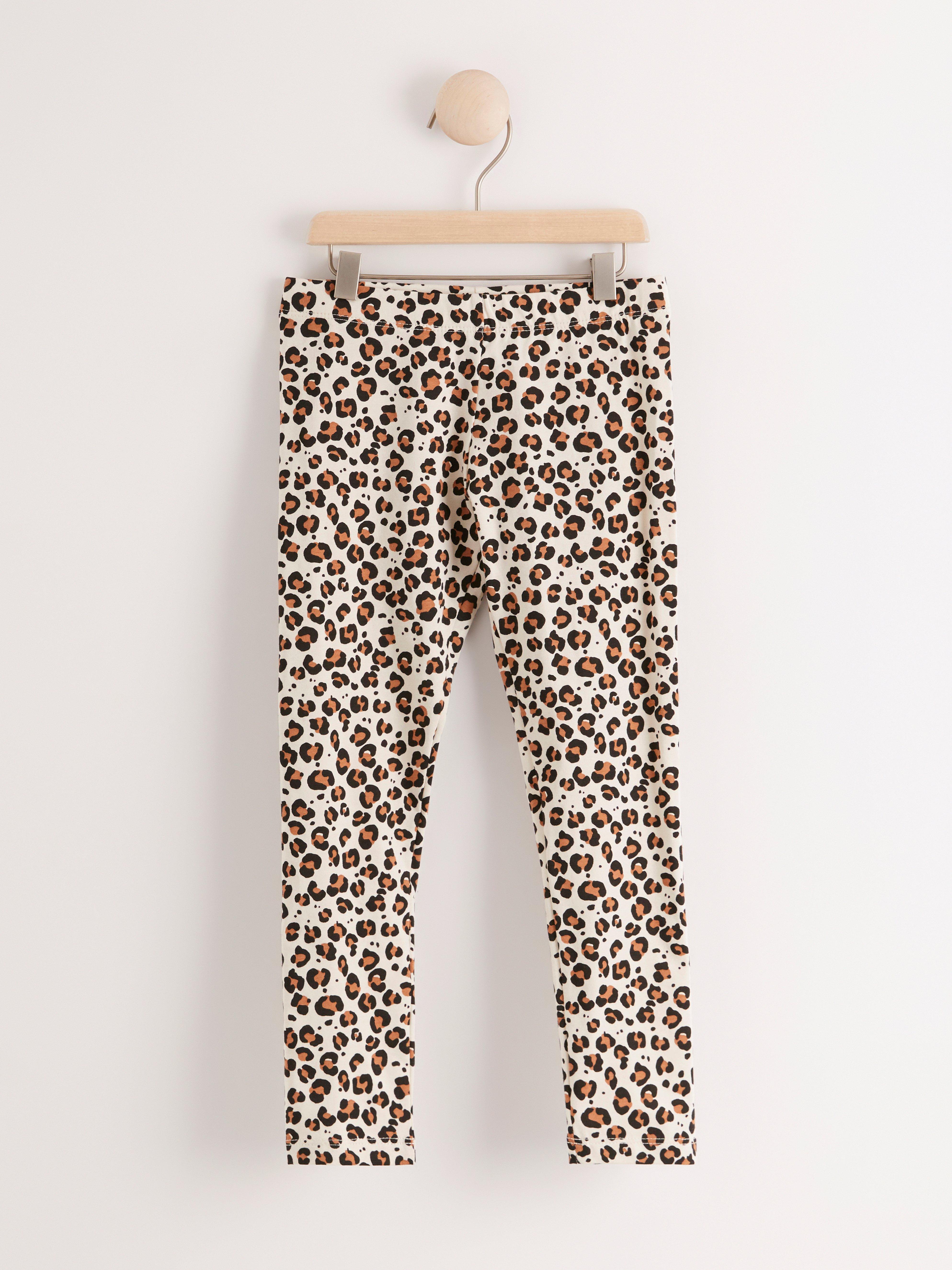 Leopardmönstrade leggings