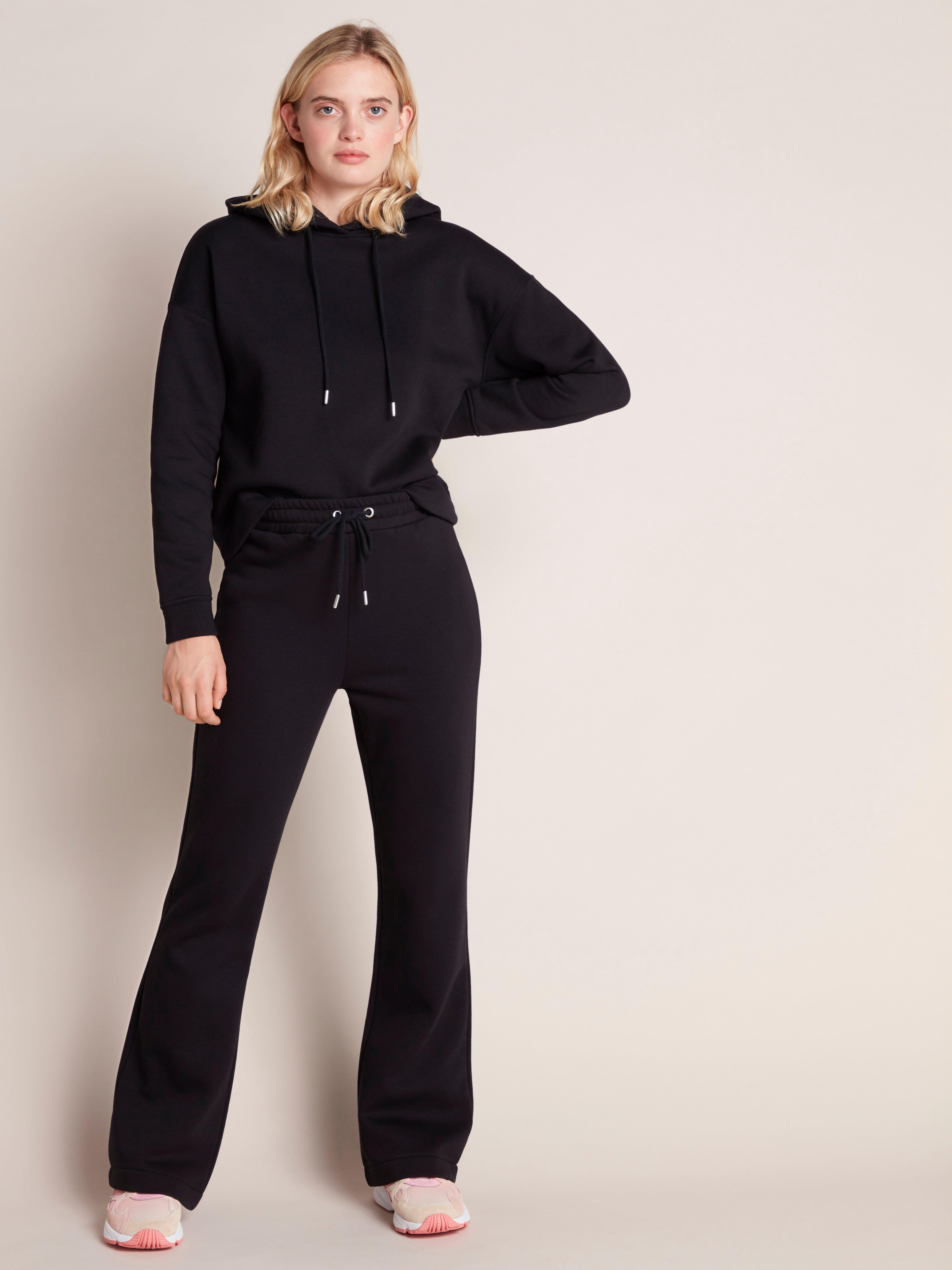 flared jogging bottoms