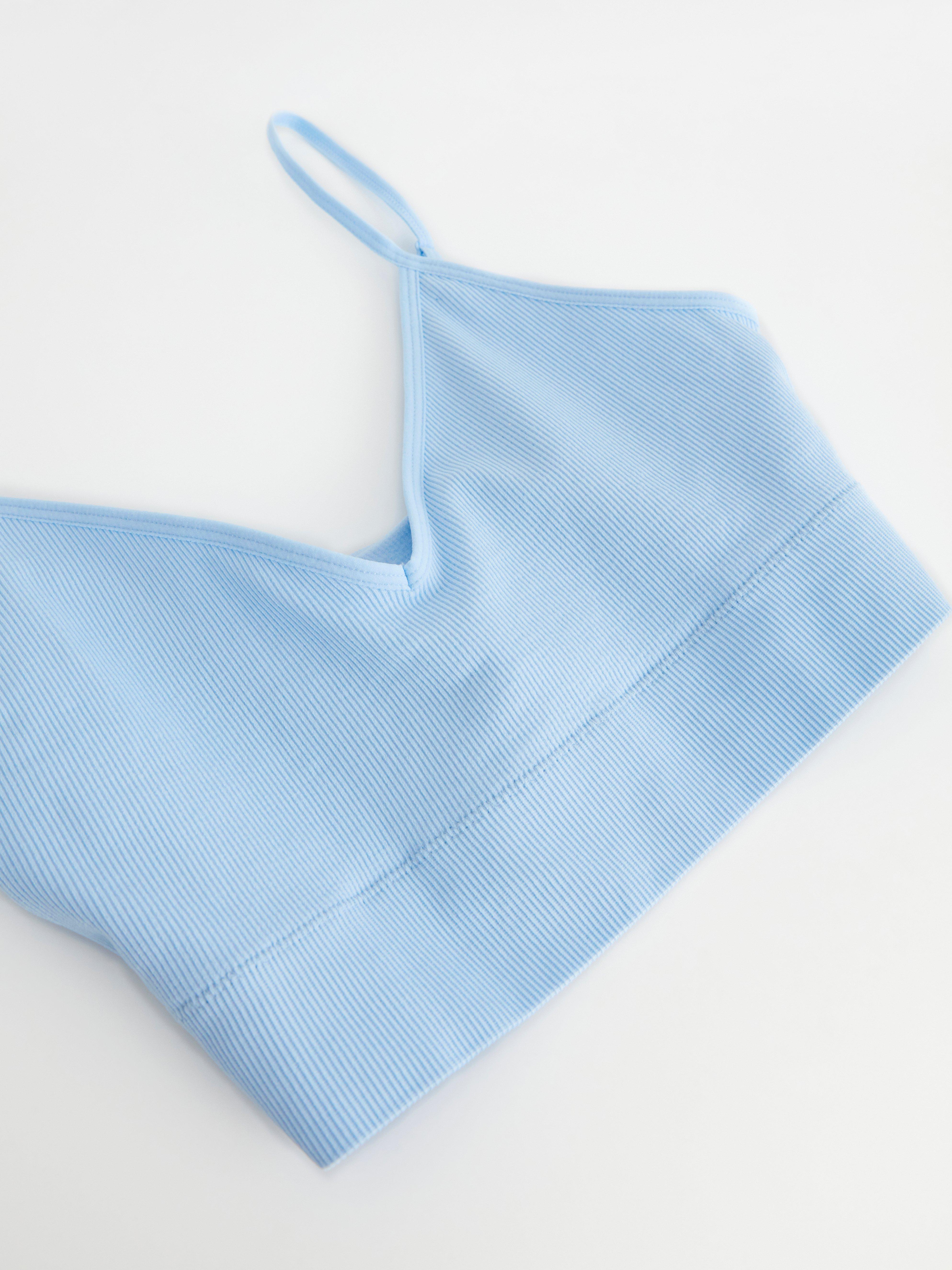 Soft Bra - Lingerie - Blue
