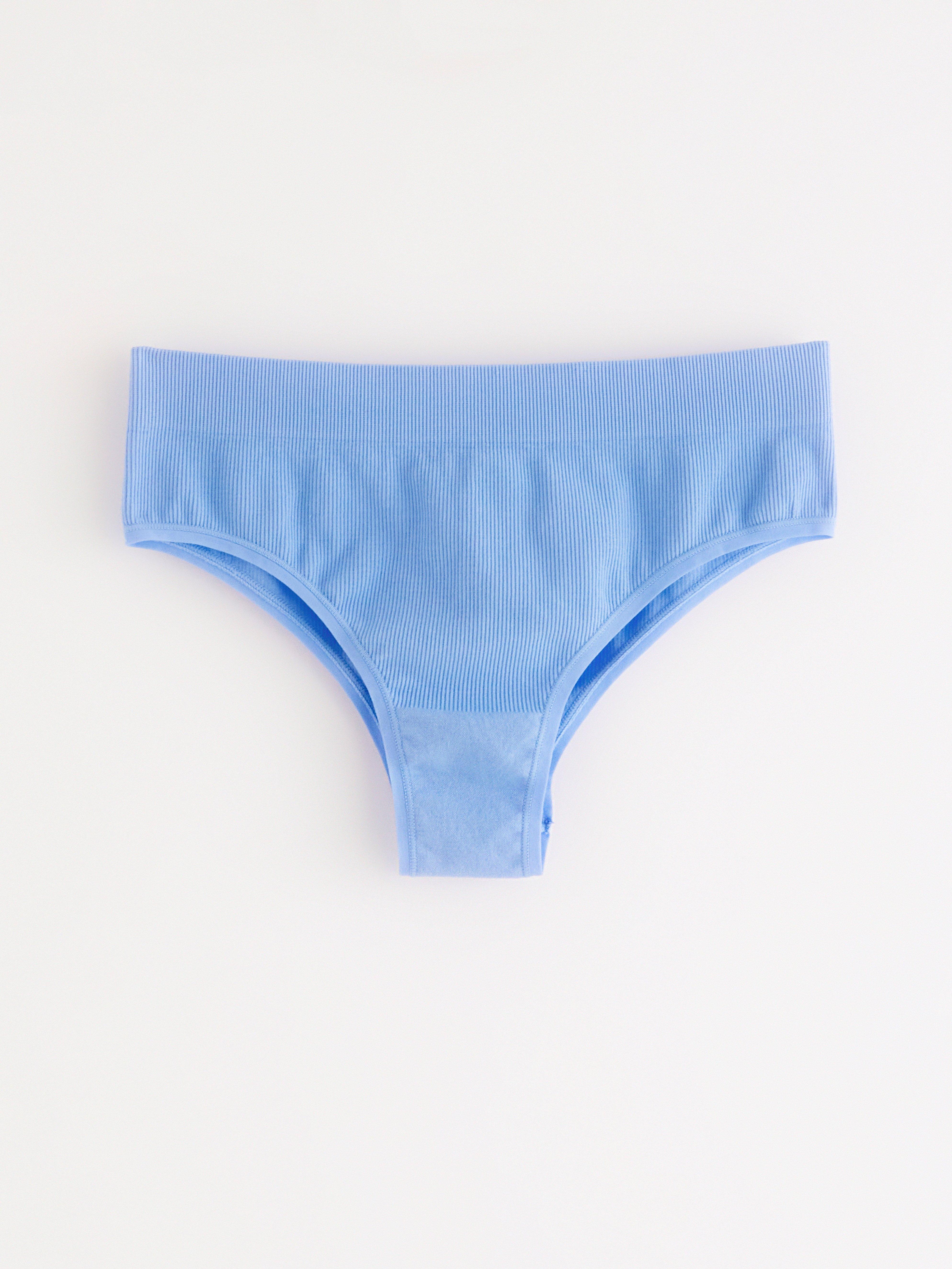 Brazilky s vysokým pasem - Spodní prádlo - Modrá