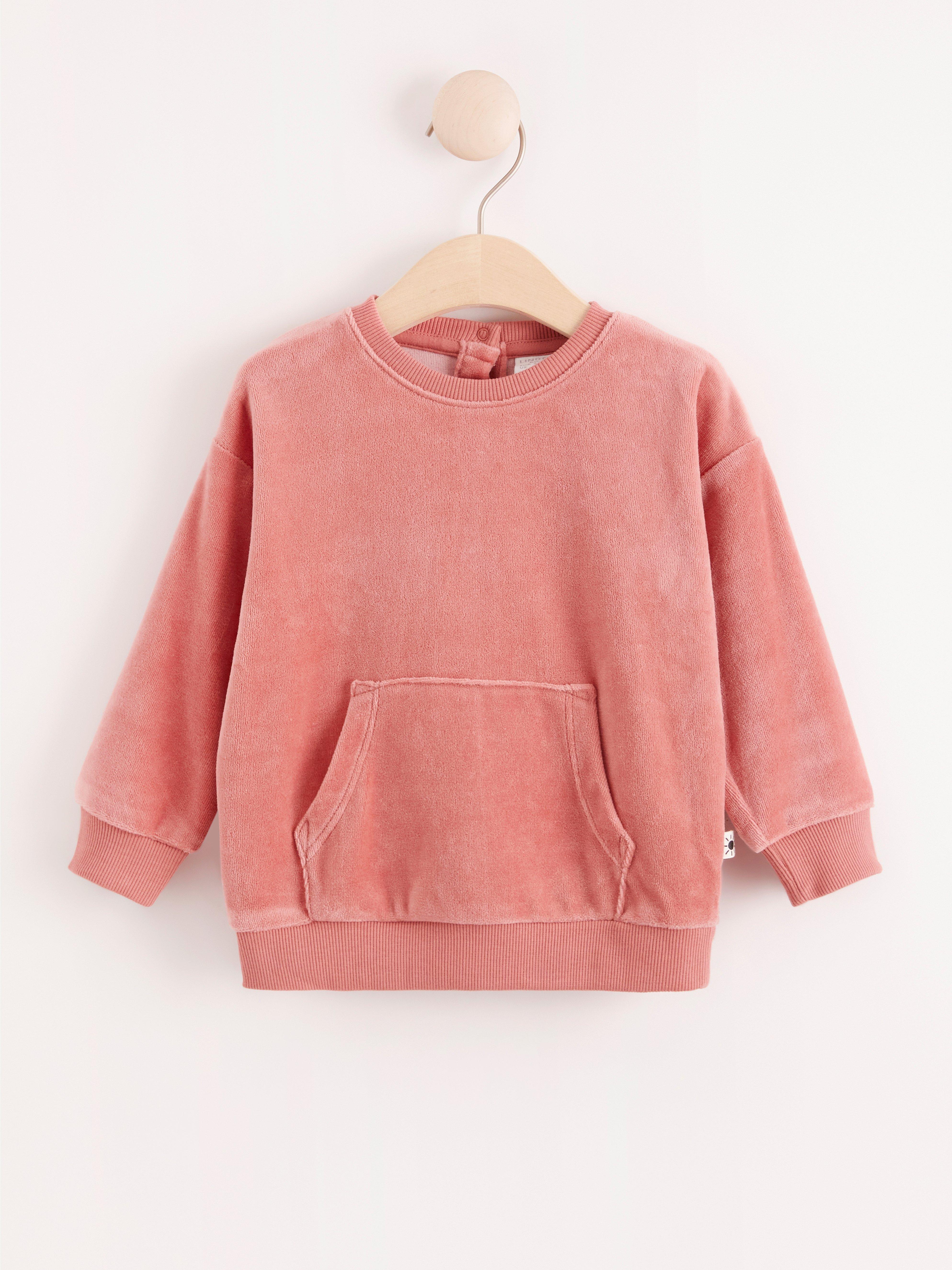velour sweatshirt