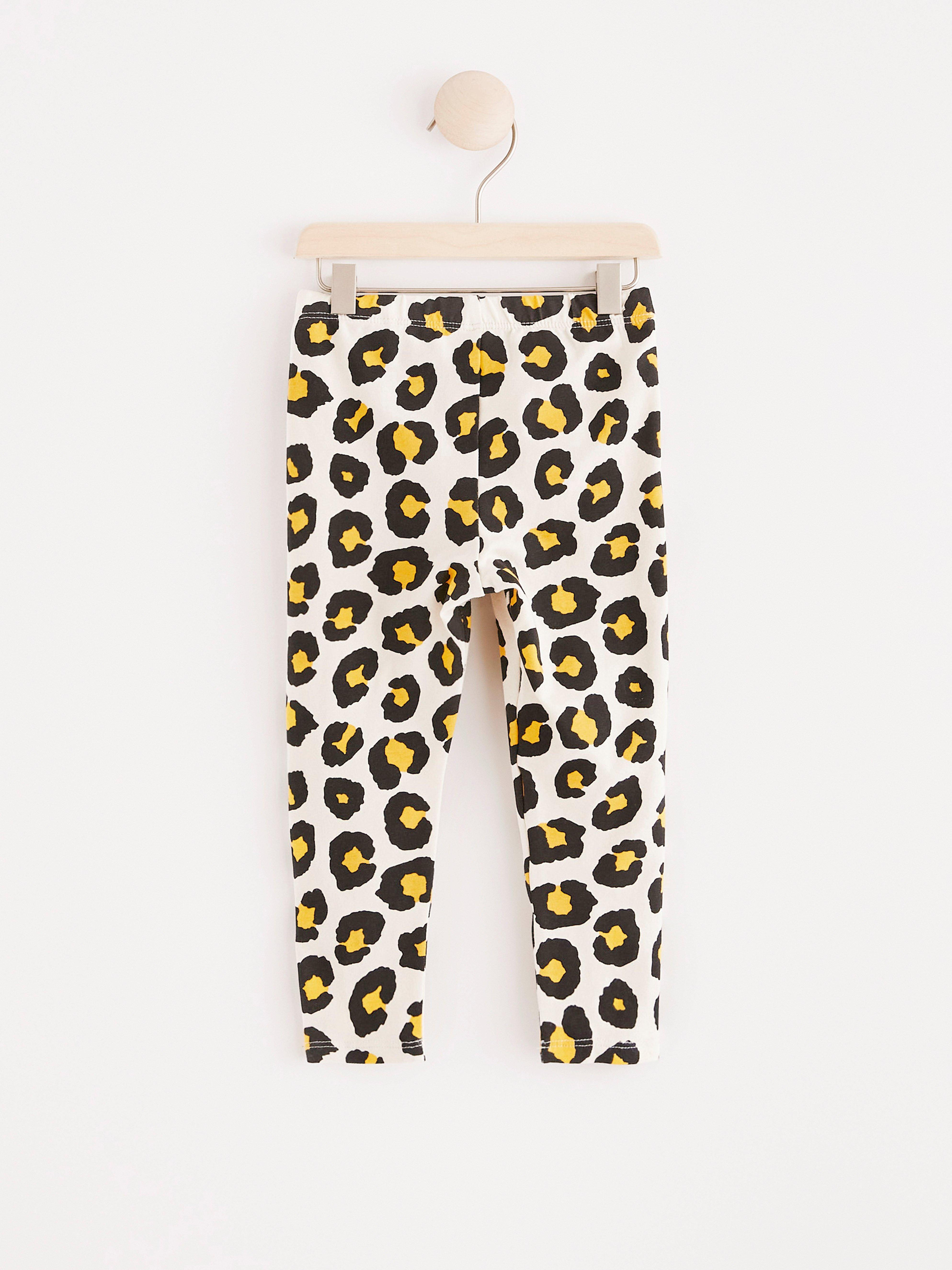 Leggings with leopard pattern Lindex