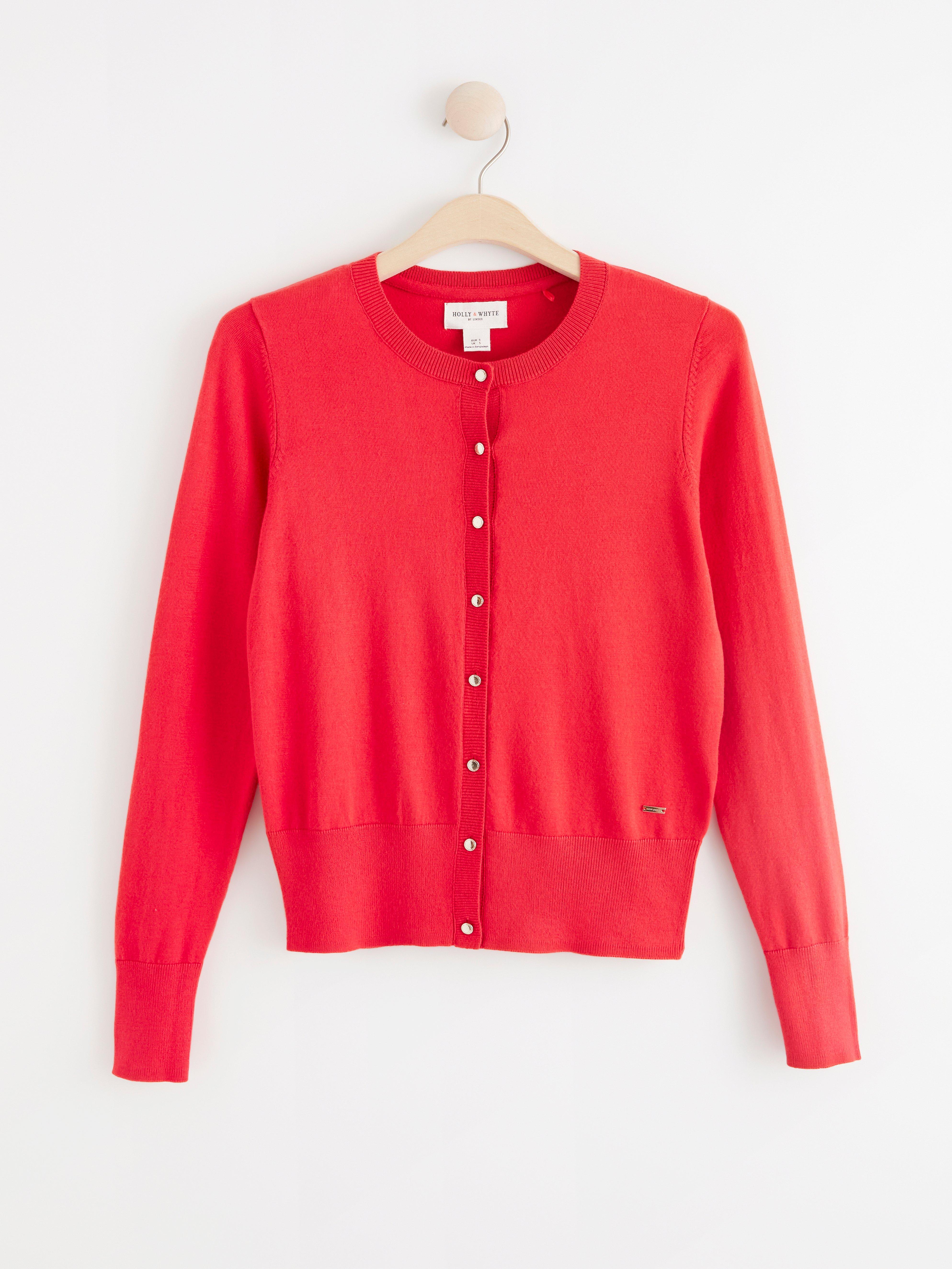 Cardigan - Womens Wear - Red
