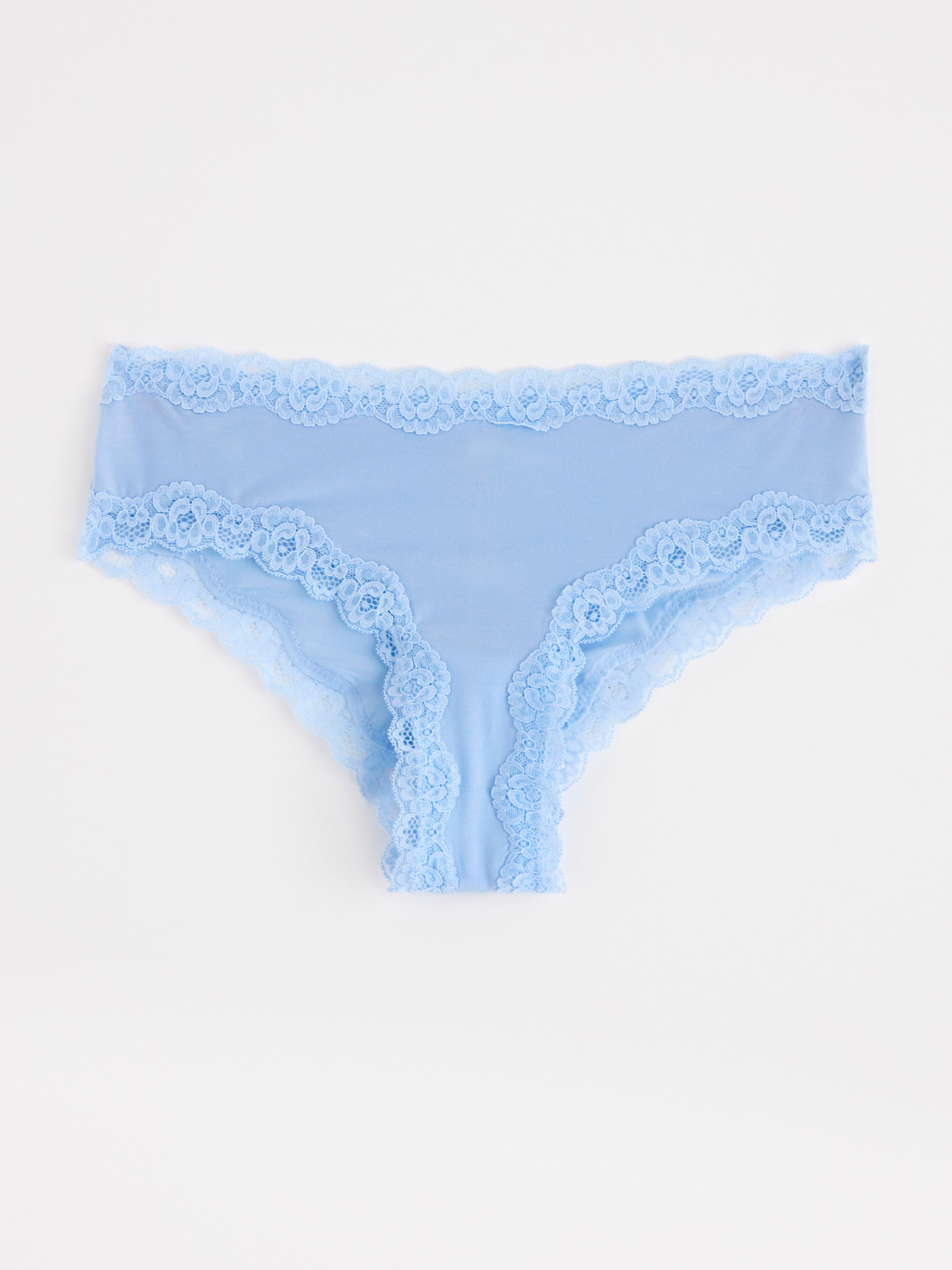 Brazilian Low - Lingerie - Blue