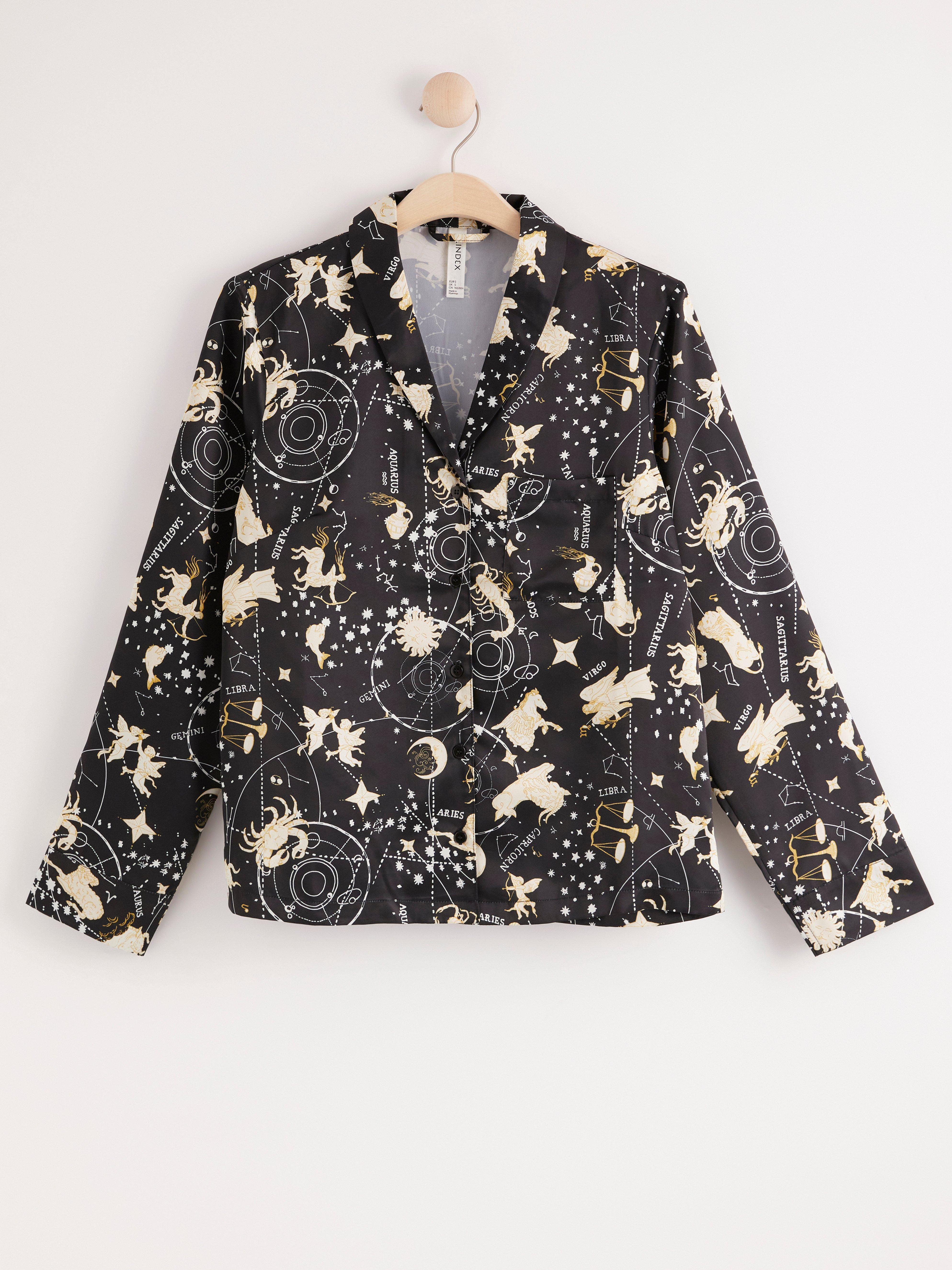 Pyjama Shirt - Lingerie - Black