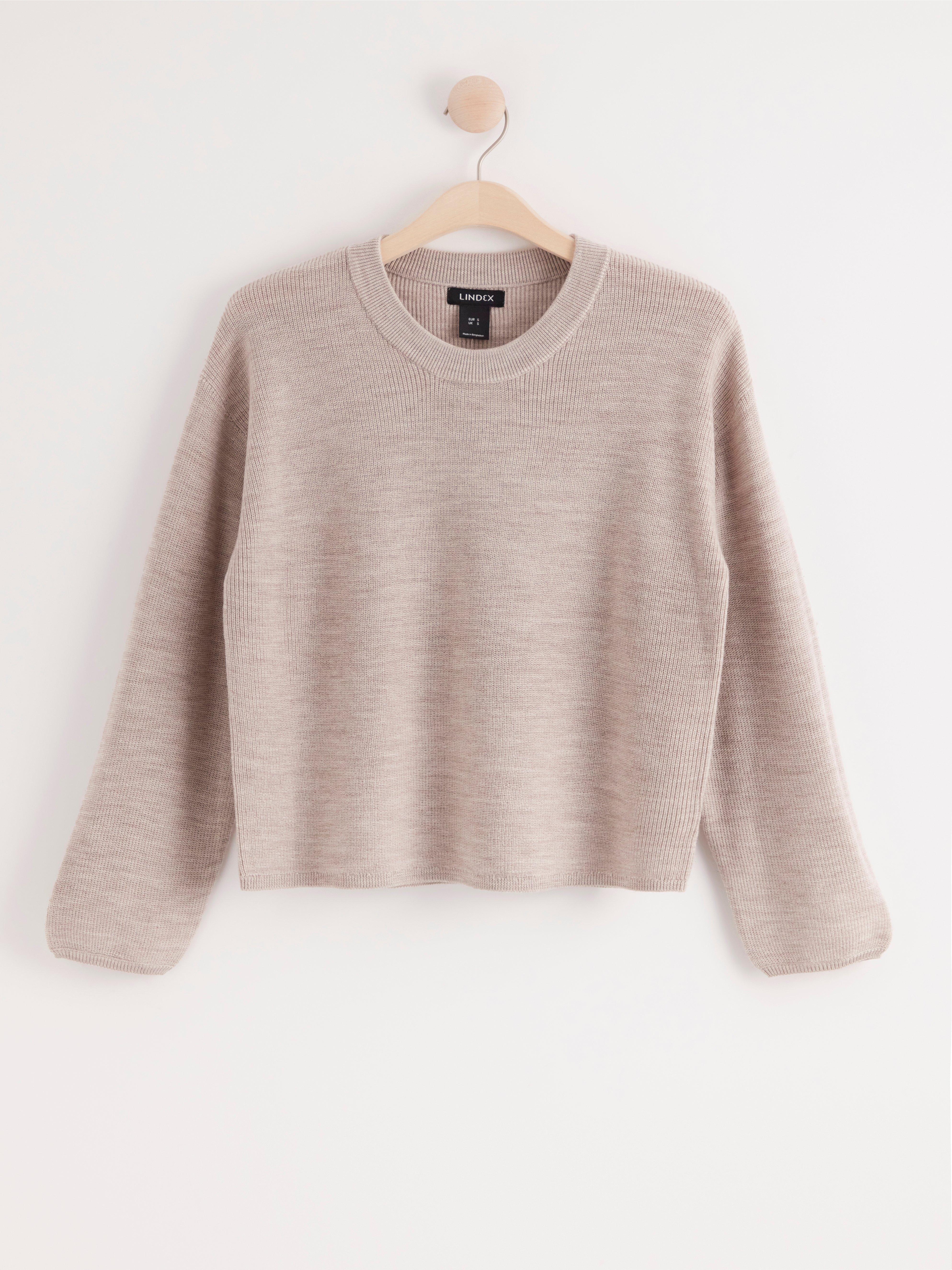 wool knit jumper