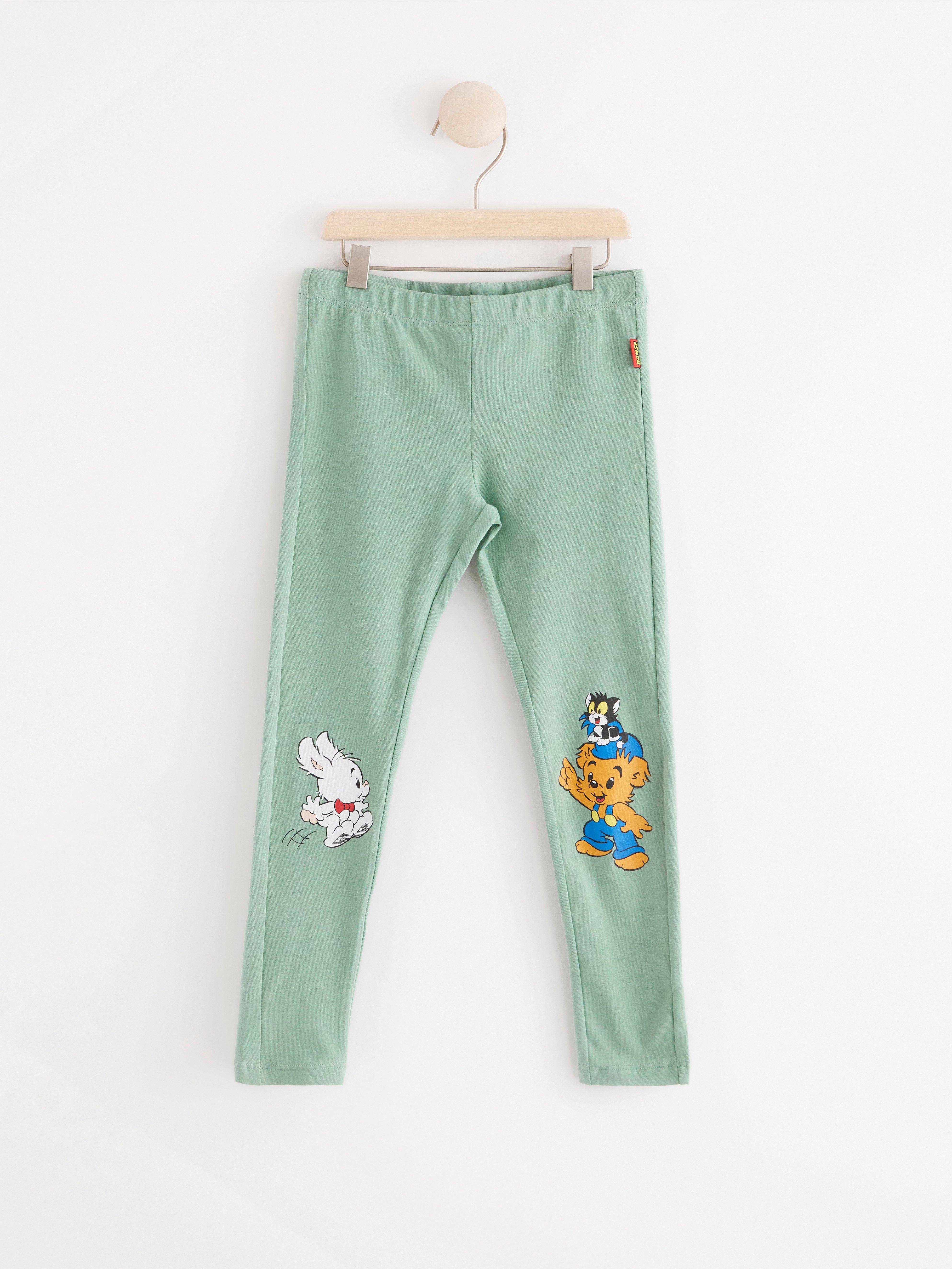 Leggings - Barn - Grön