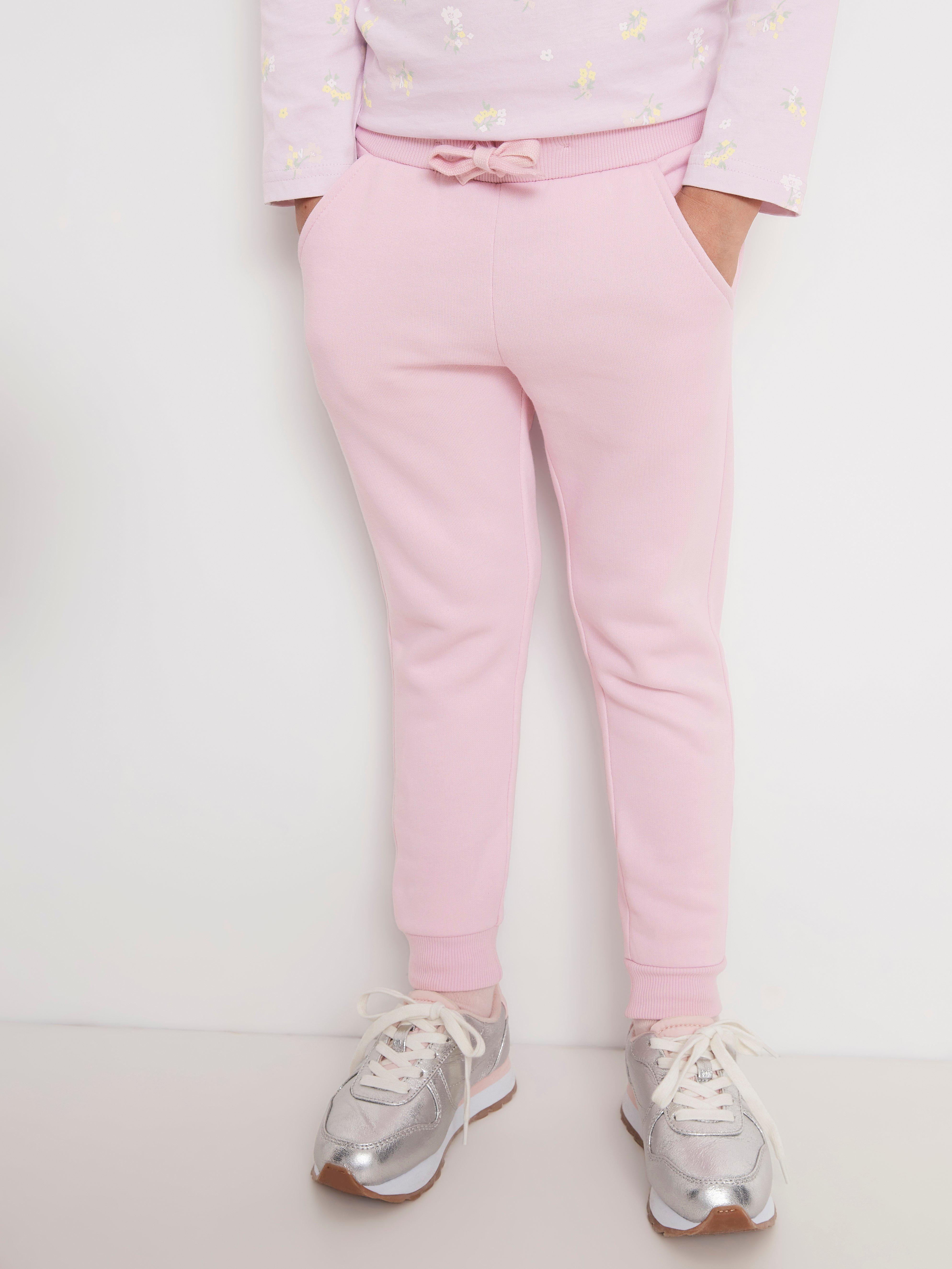 baby pink sweatpants