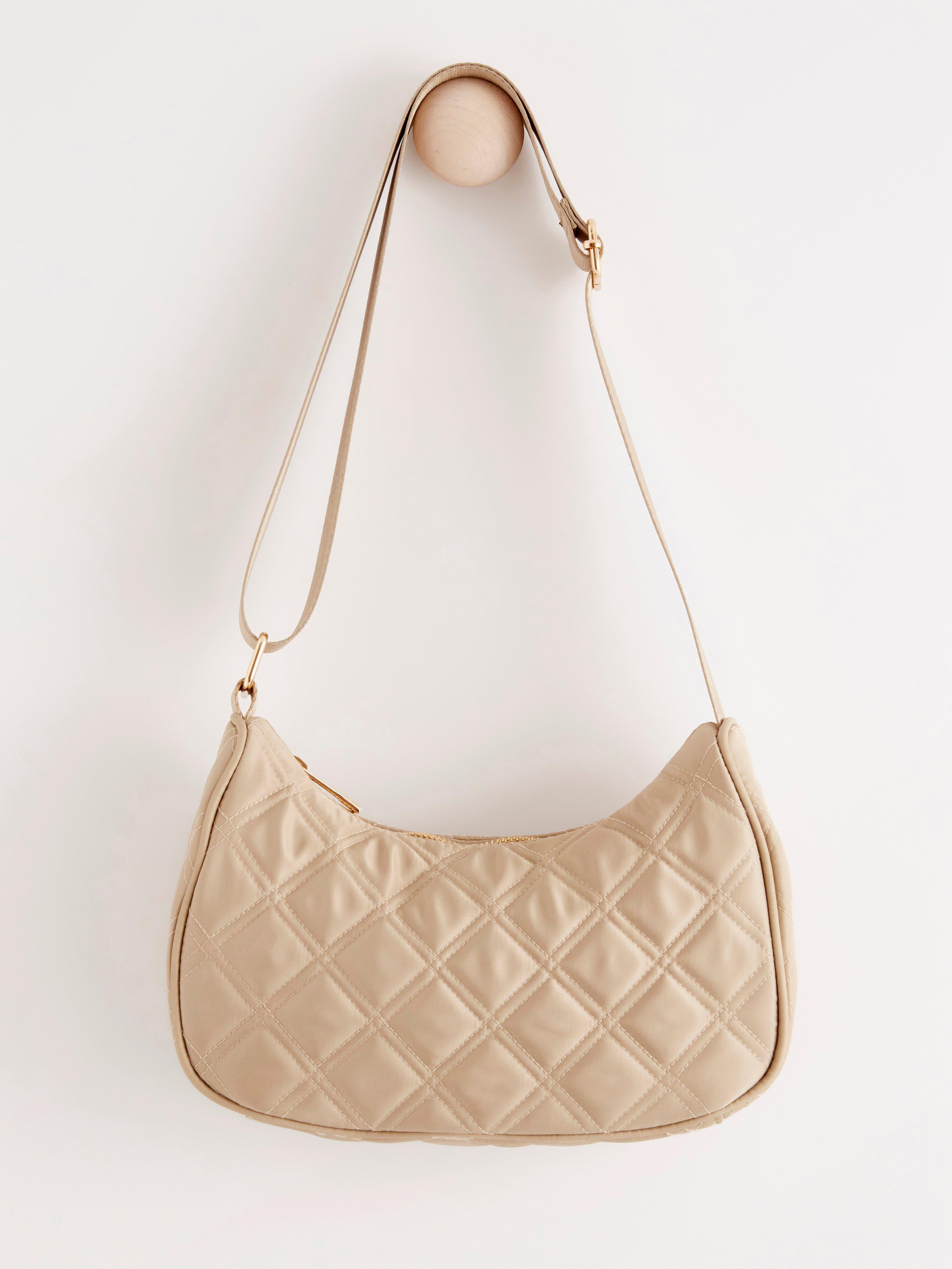 Quilted baguette bag