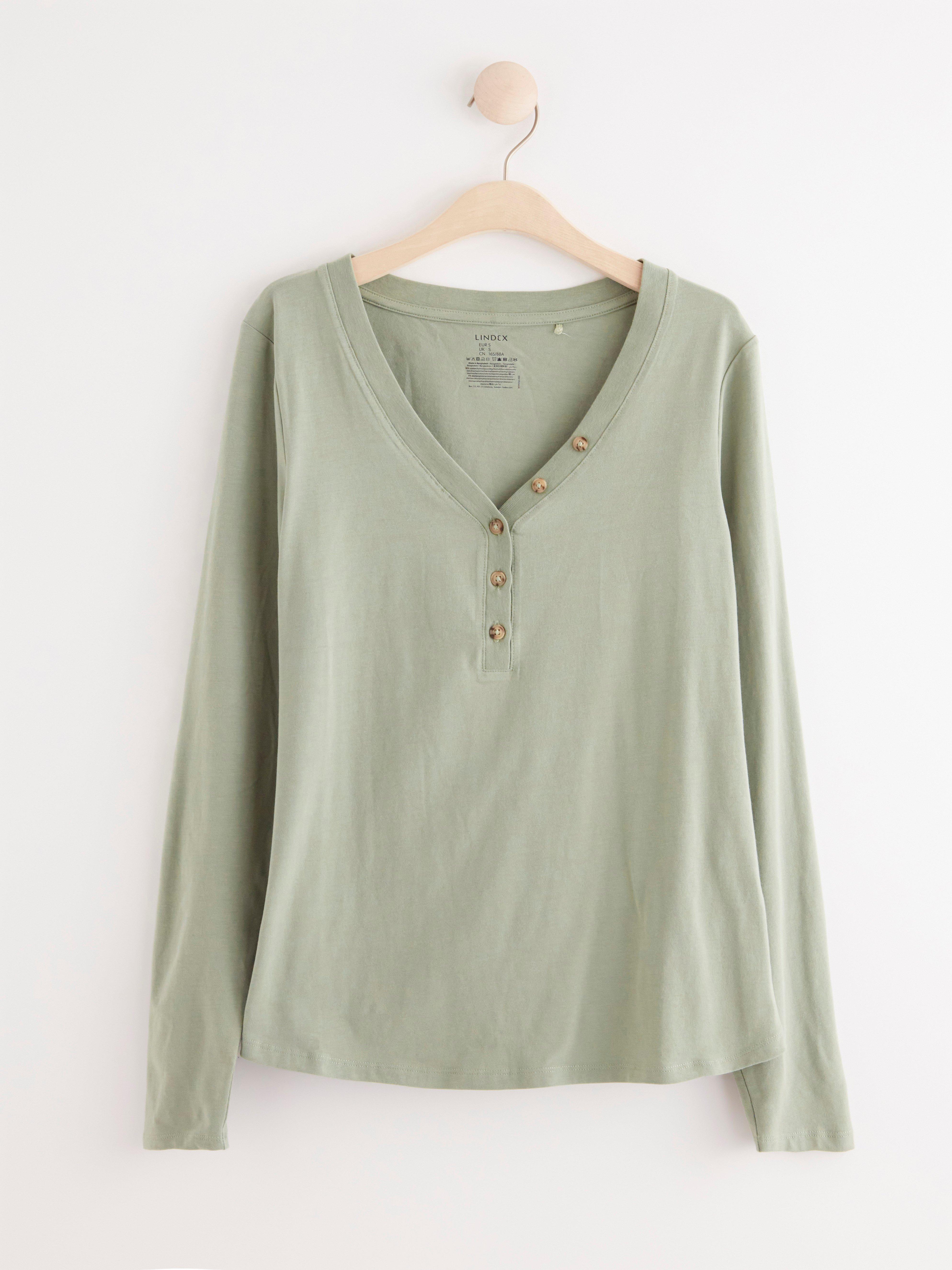 Pyjama Top - Lingerie - Green