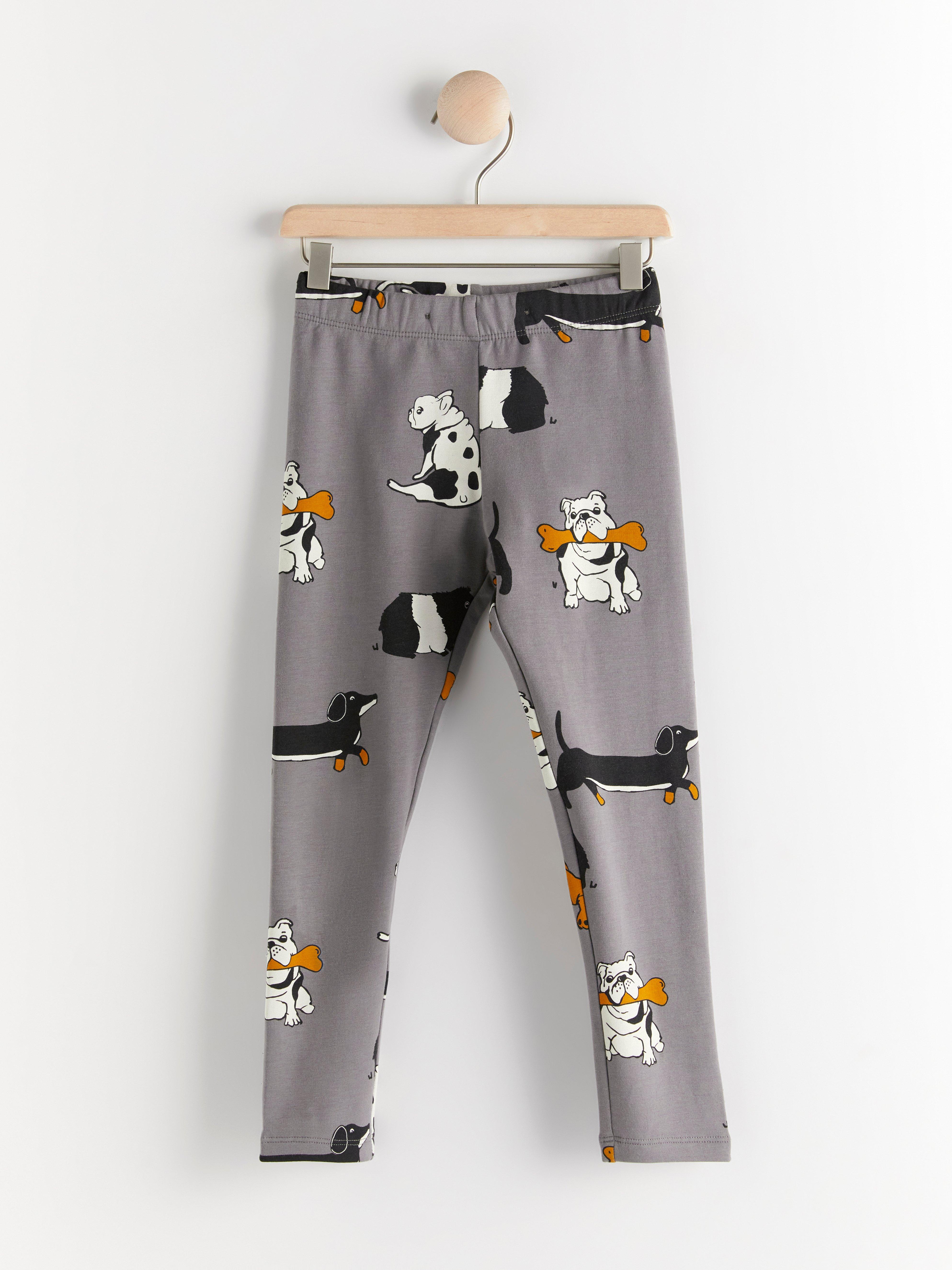 Leggings - Barn - Grå