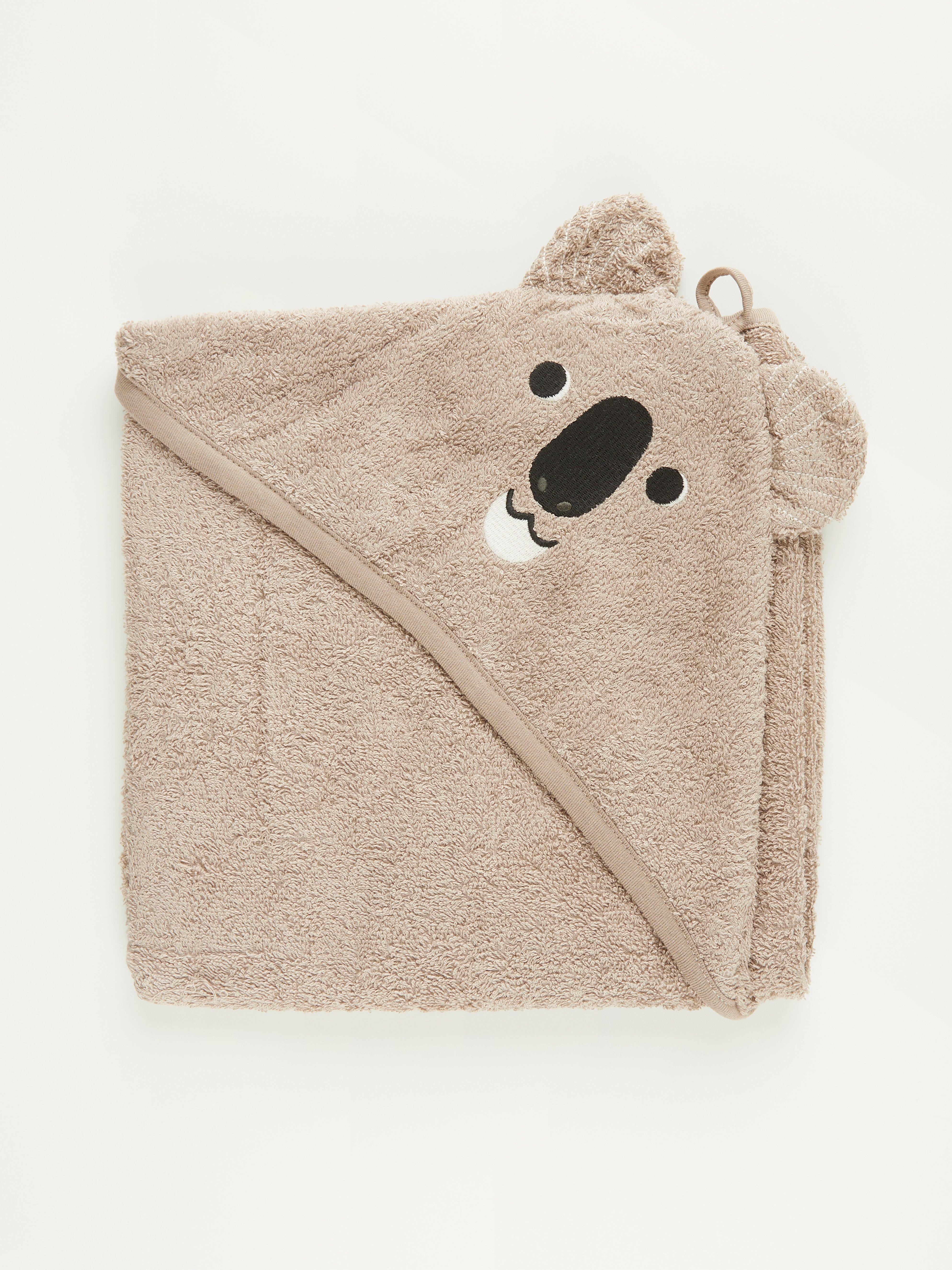 Terry Bath Towel With Koala Hood Lindex Europe