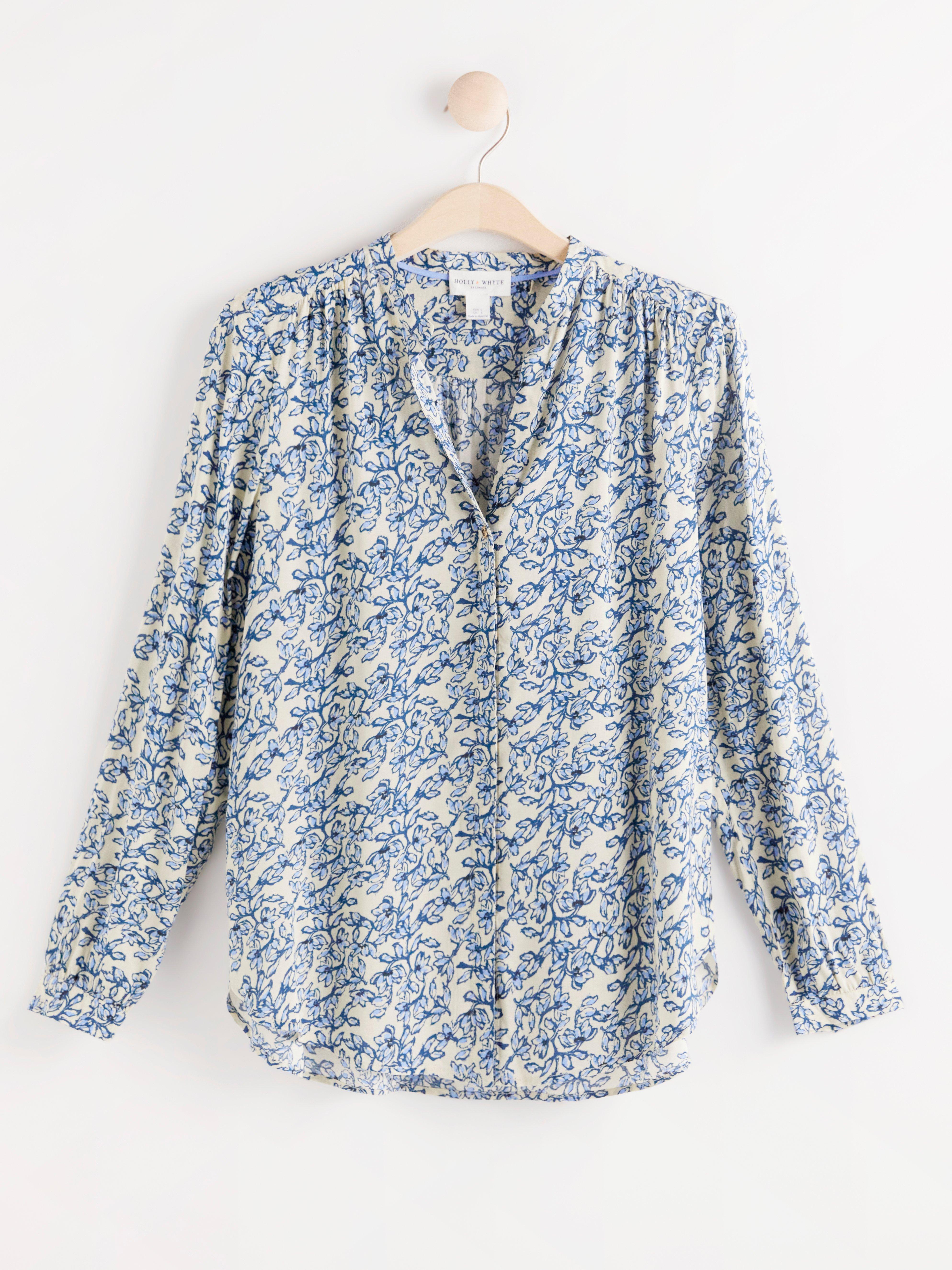 Bluse - Dame - Beige