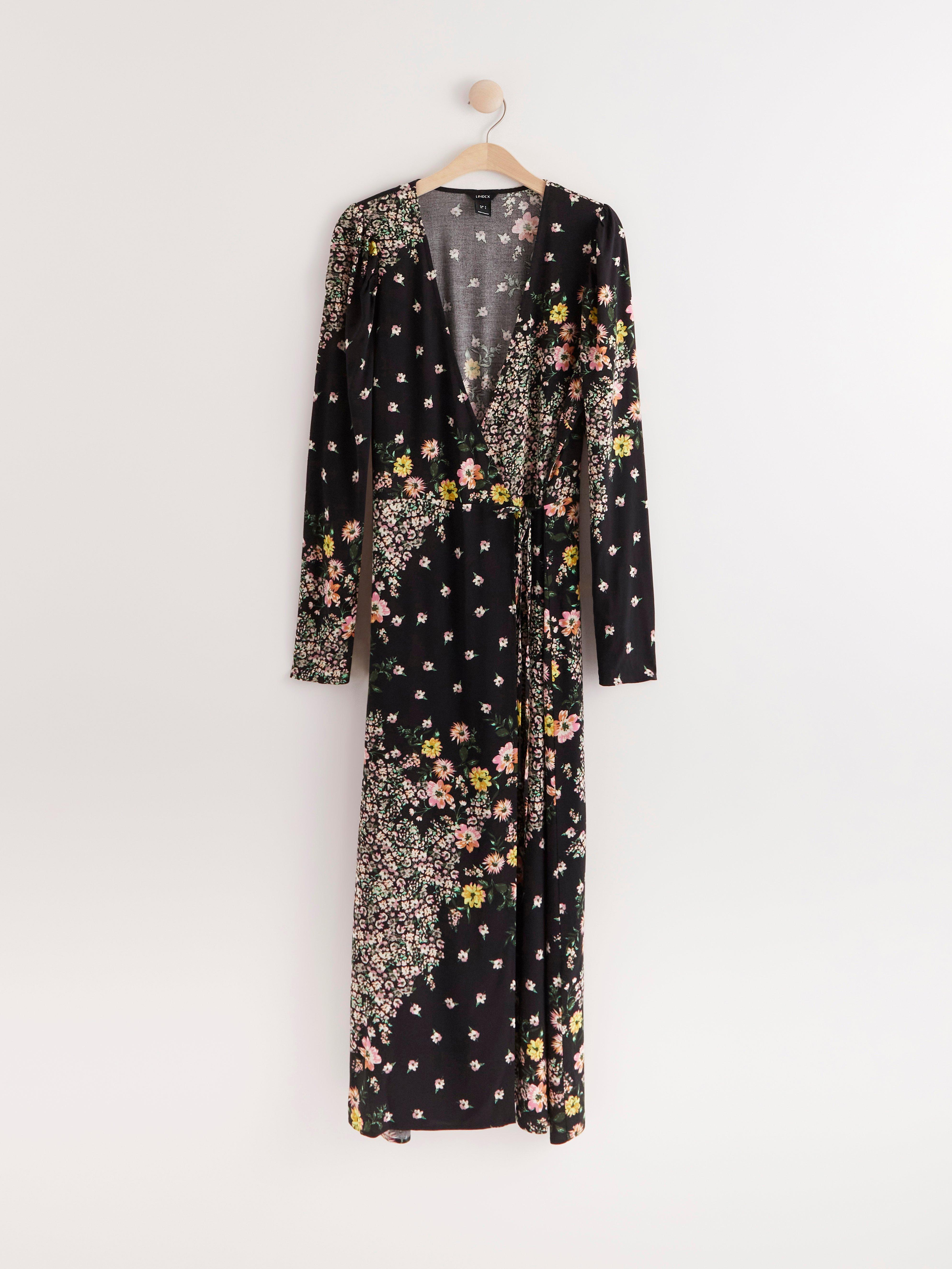 Omlottklänning - Dam - Svart