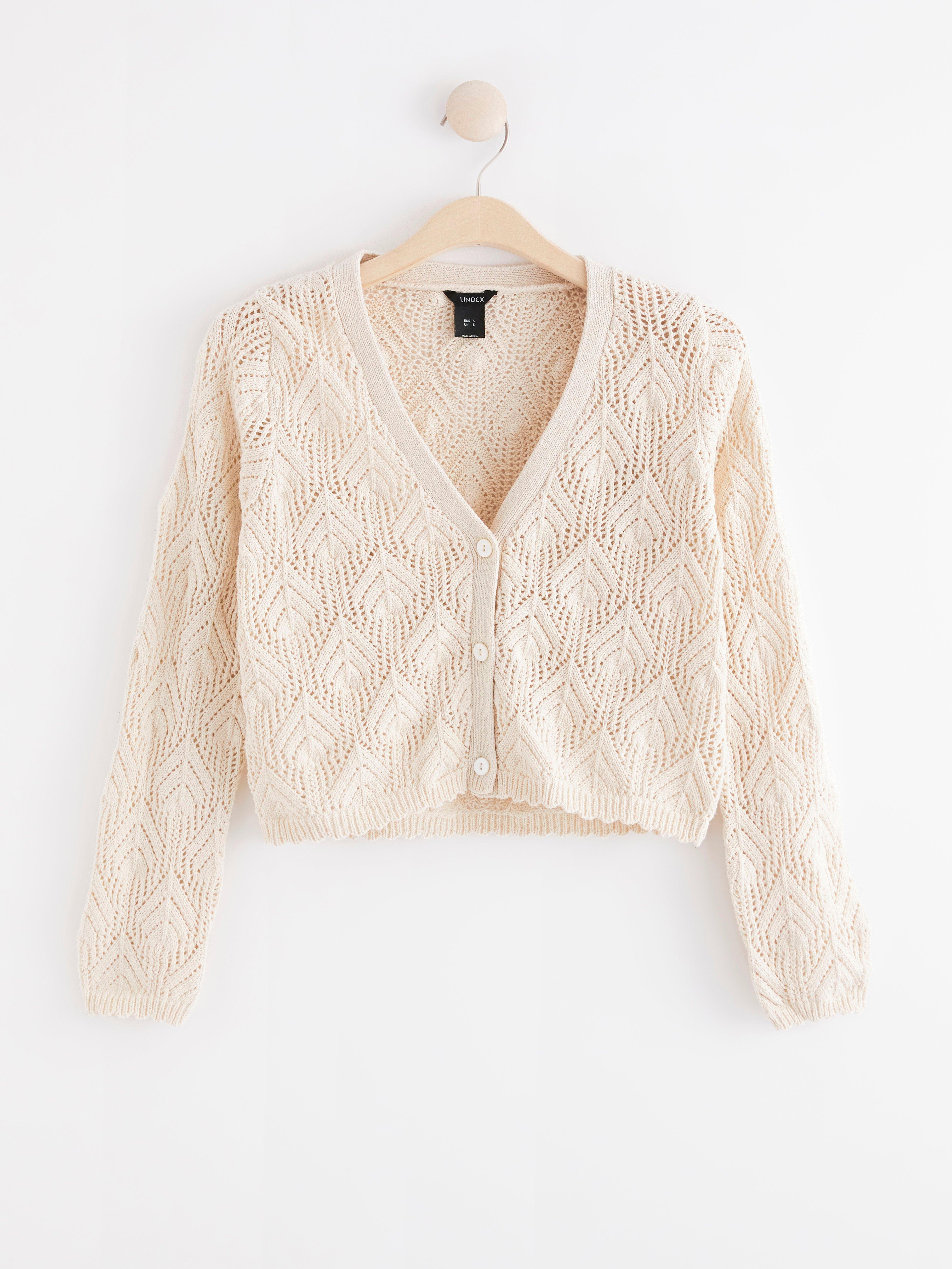 Cardigan - Dam - Vit