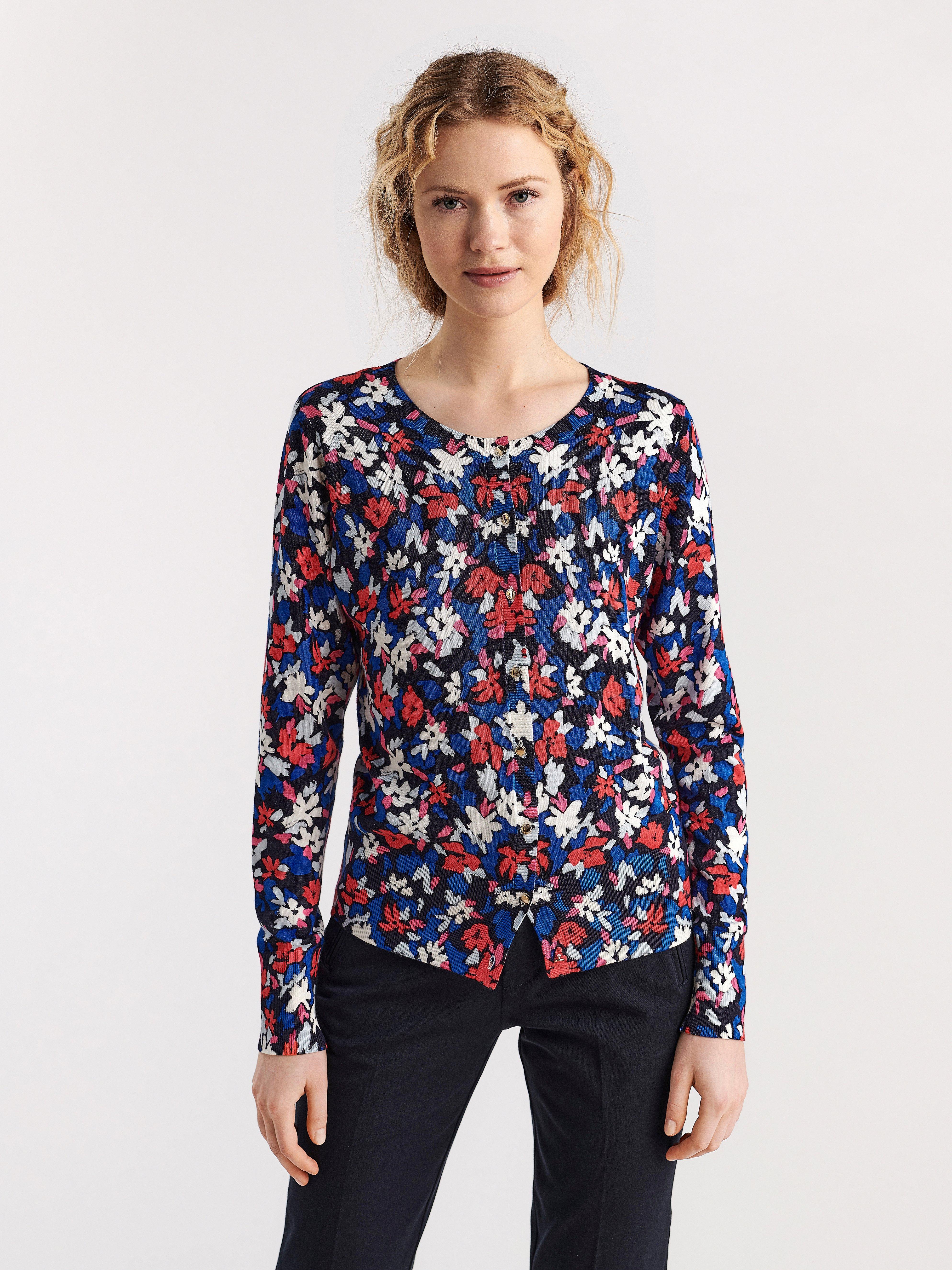 pink fine knit cardigan