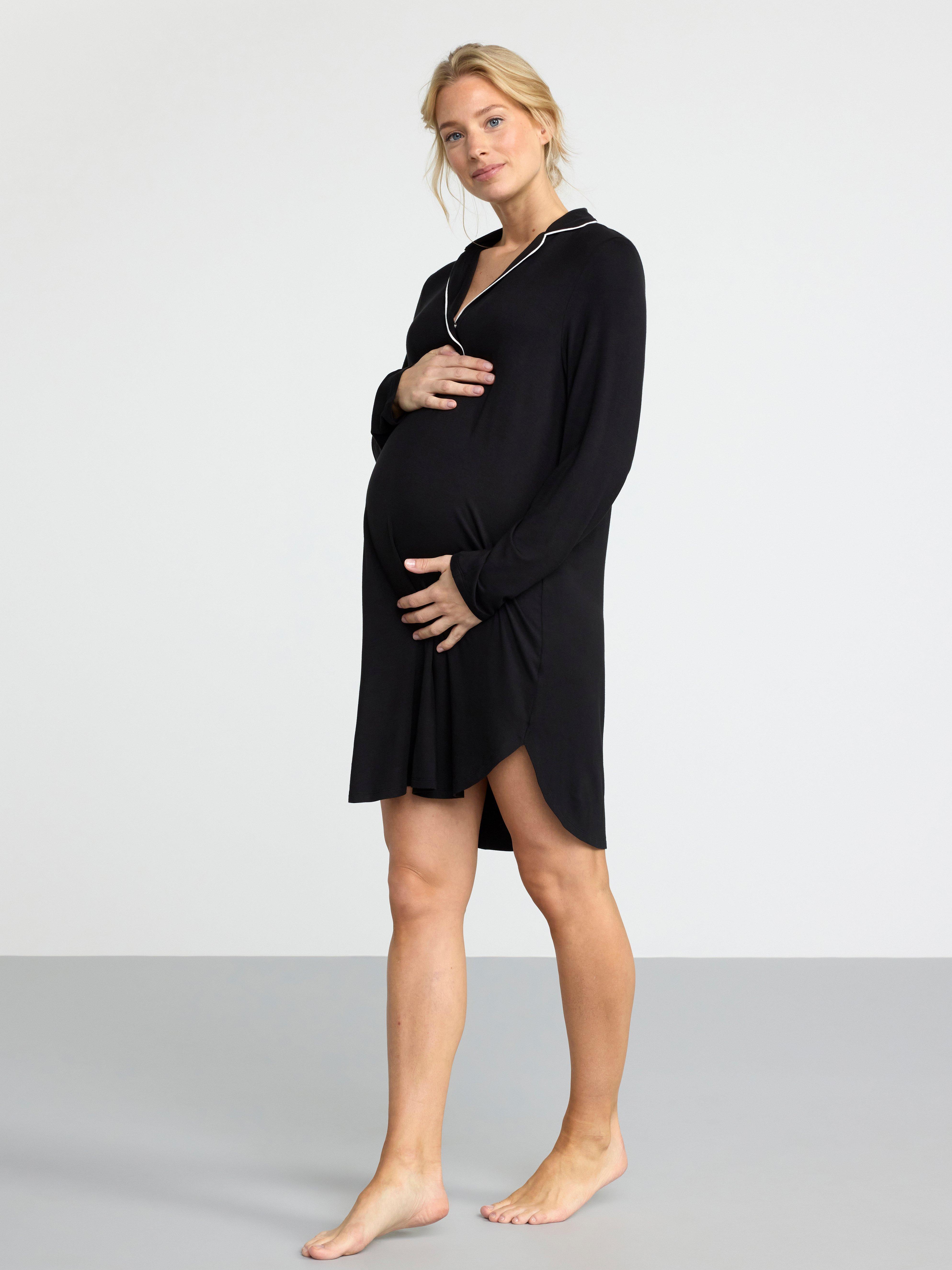 Long maternity nightdress sales