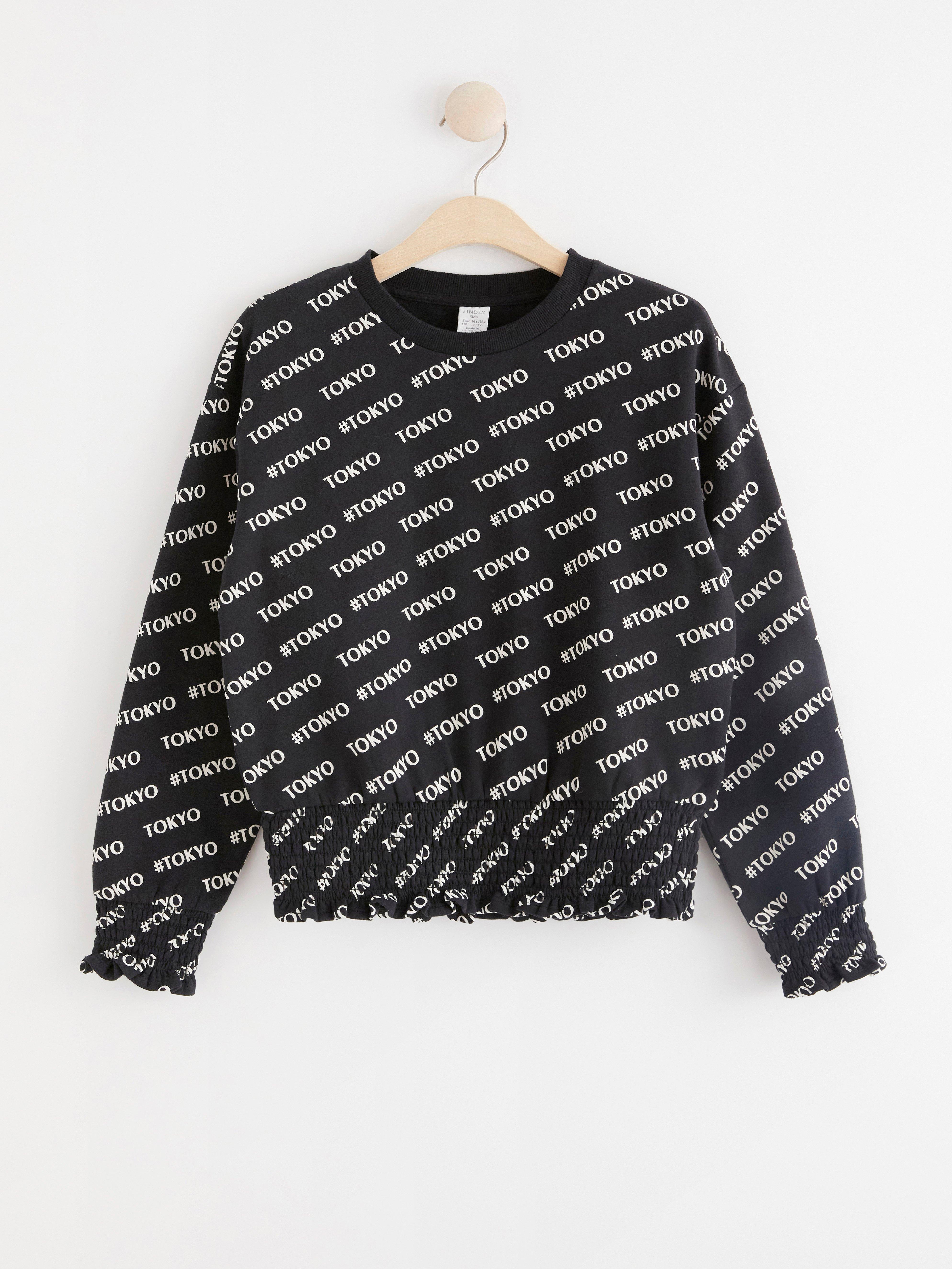 Sweatshirt - Barn - Svart