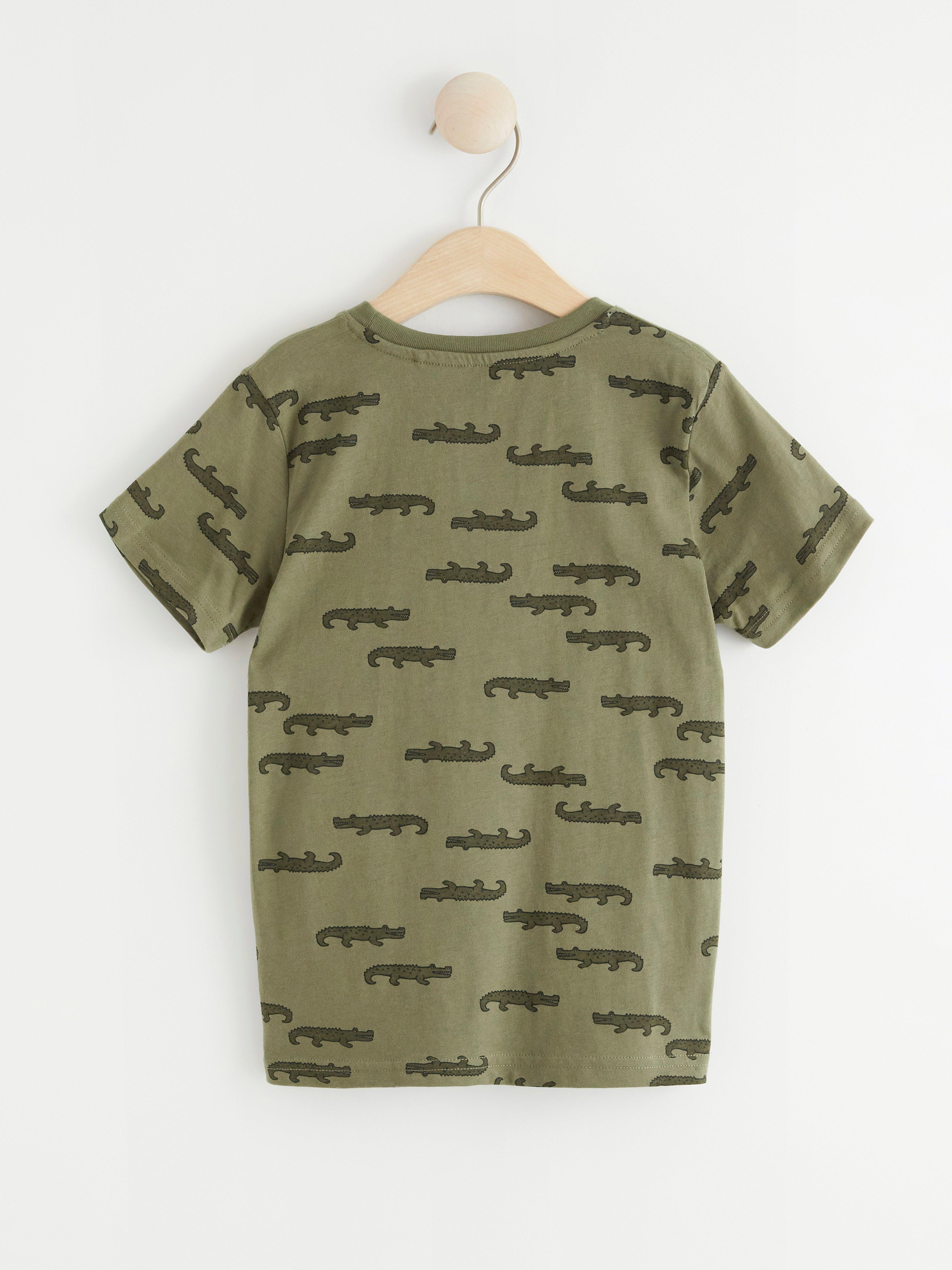 T-shirt - Barn - Khaki