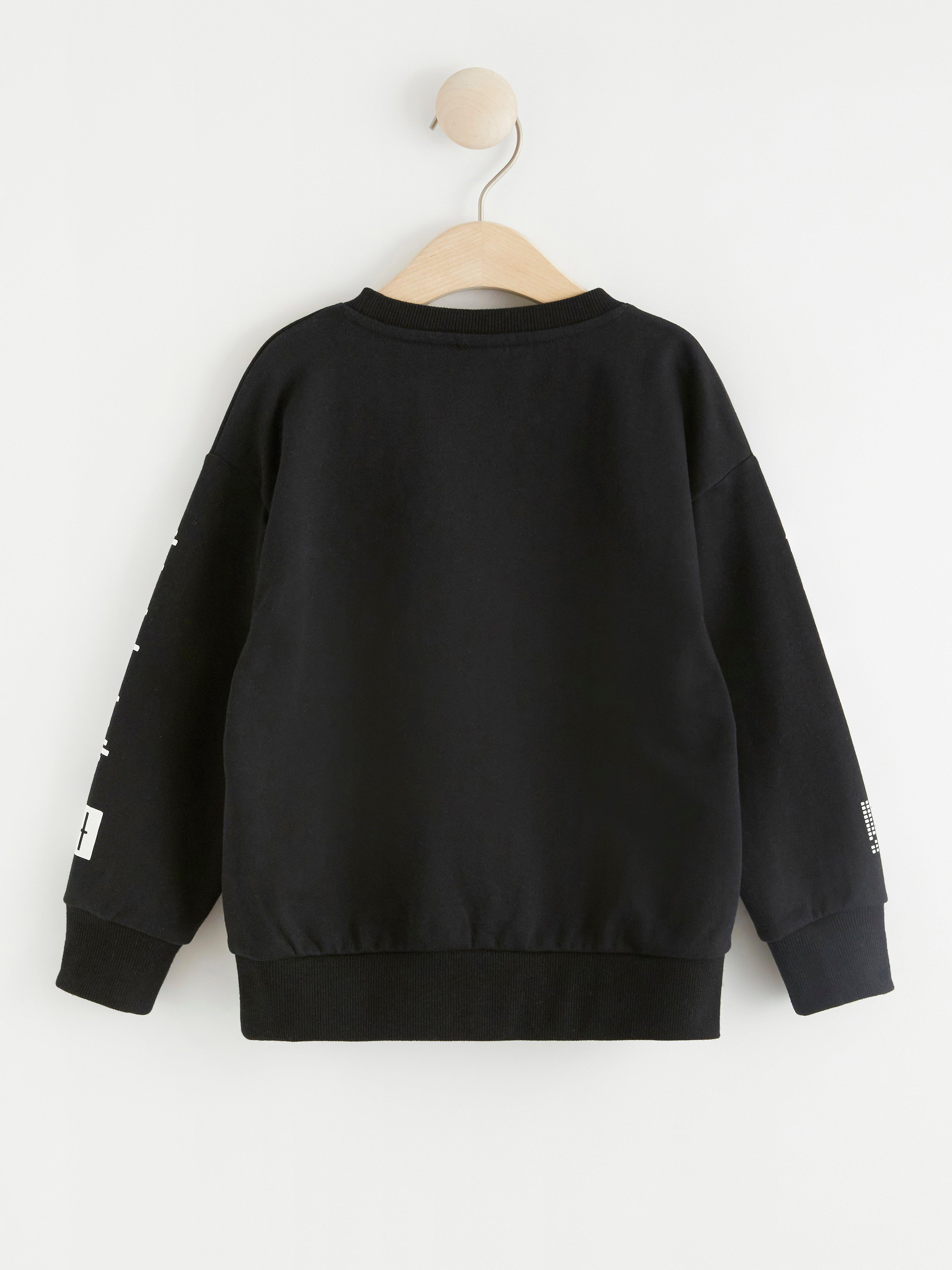 Sweatshirt - Barn - Svart